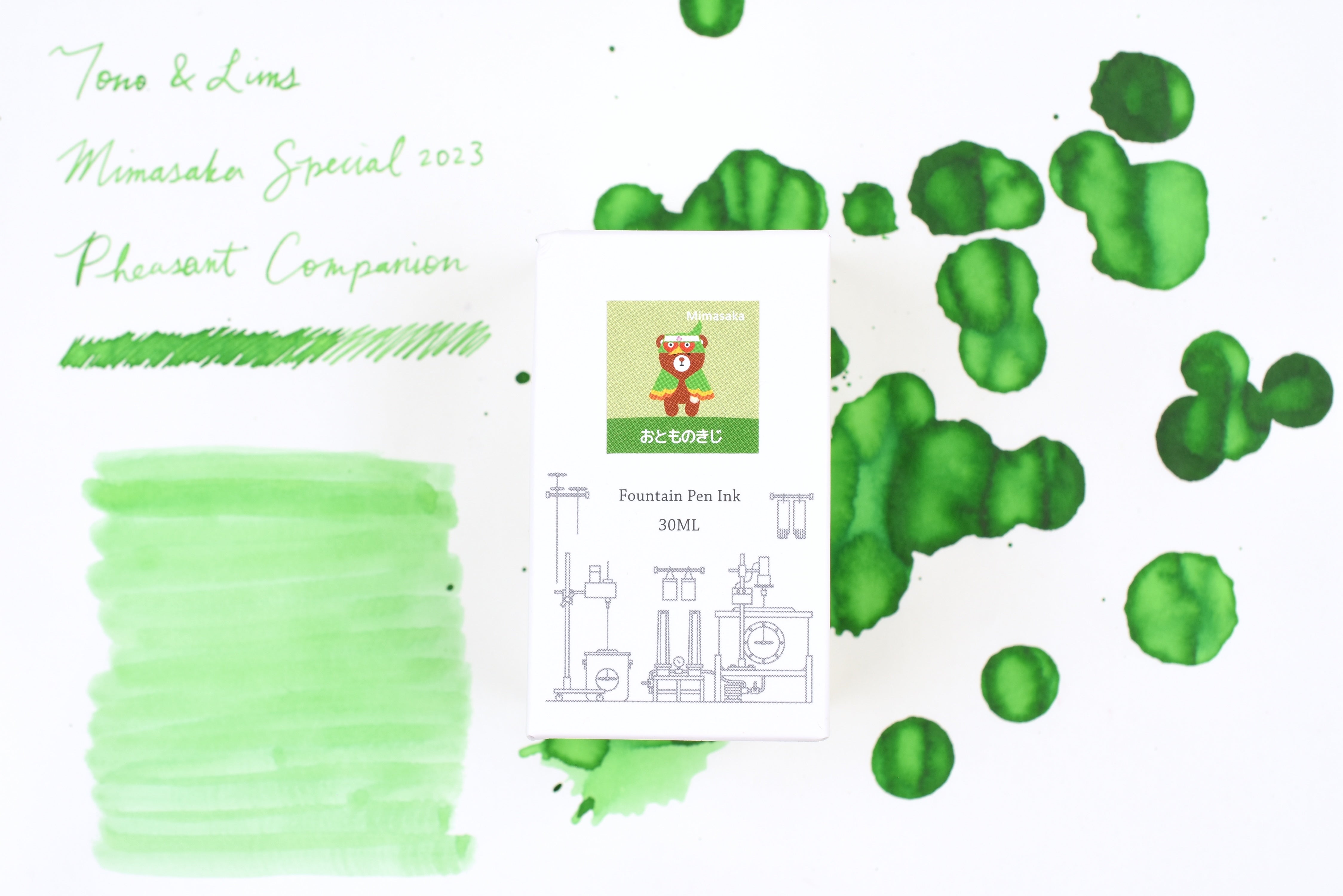 Tono & Lims Ink Bottle - Mimasaka Special 2023 - おとものきじ (Pheasant Companion) - 30ml