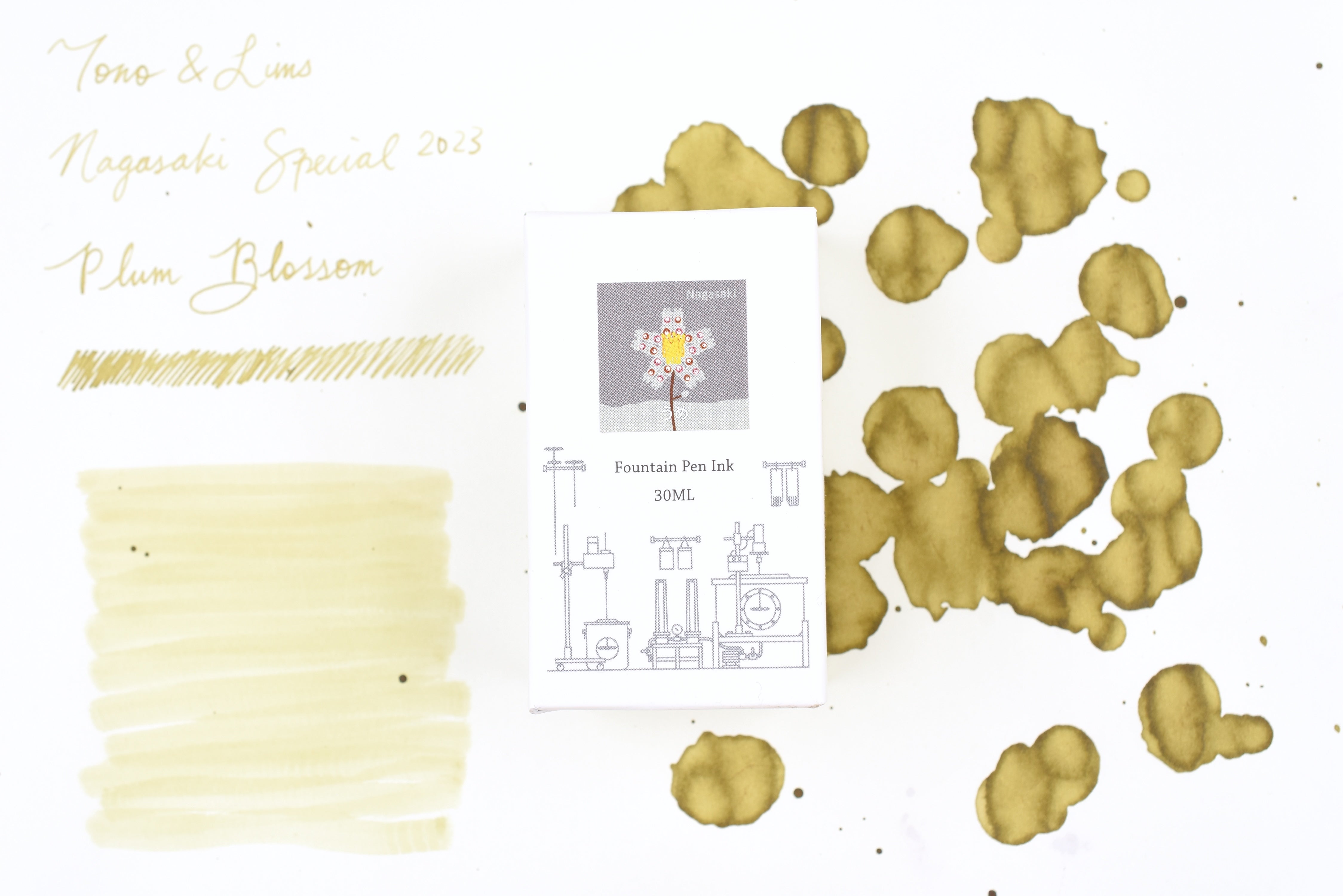Tono & Lims Ink Bottle - Nagasaki Special 2023 - うめ (Plum Blossom) - 30ml