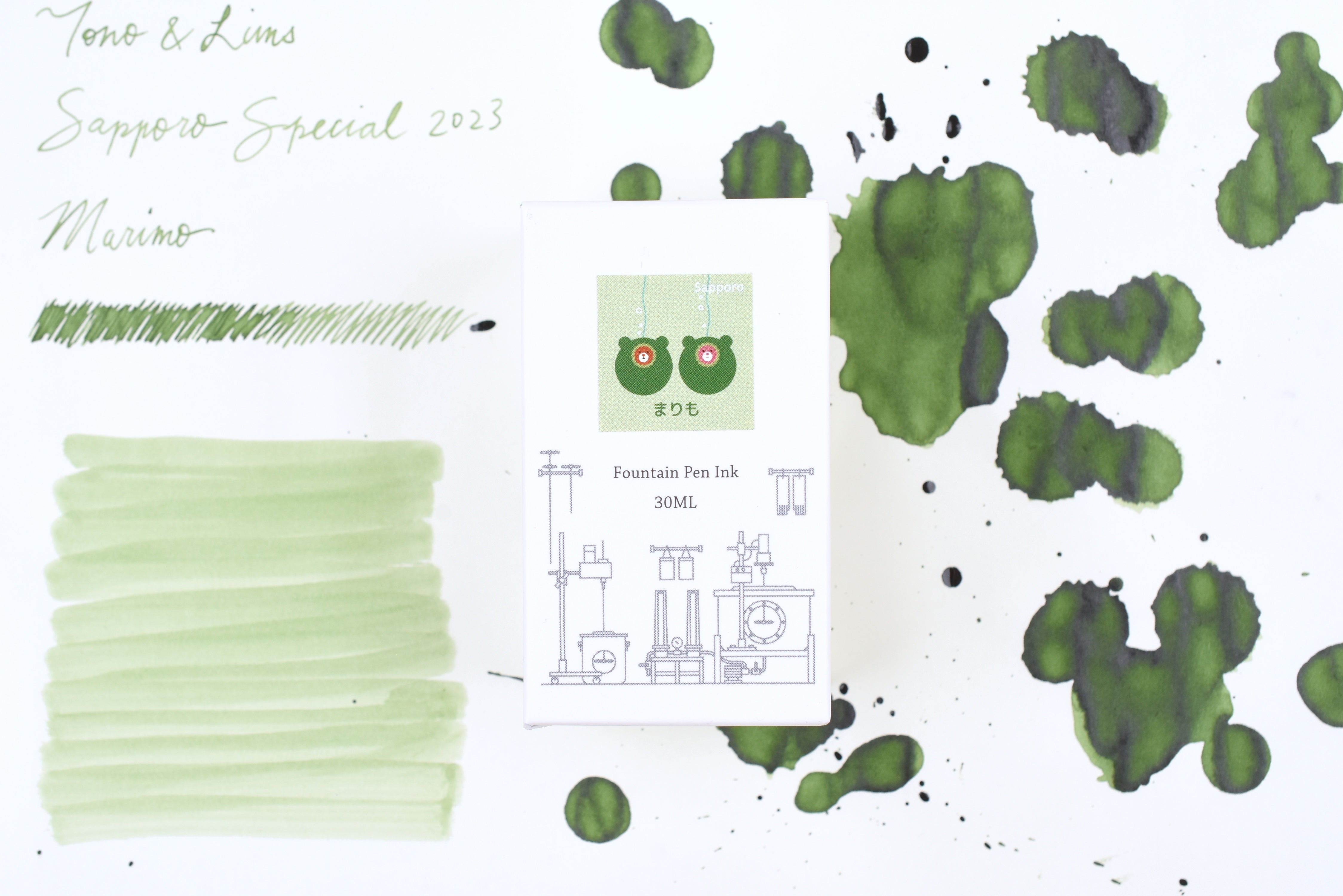 Tono & Lims Ink Bottle - Sapporo Special 2023 - まりも (Marimo) - 30ml