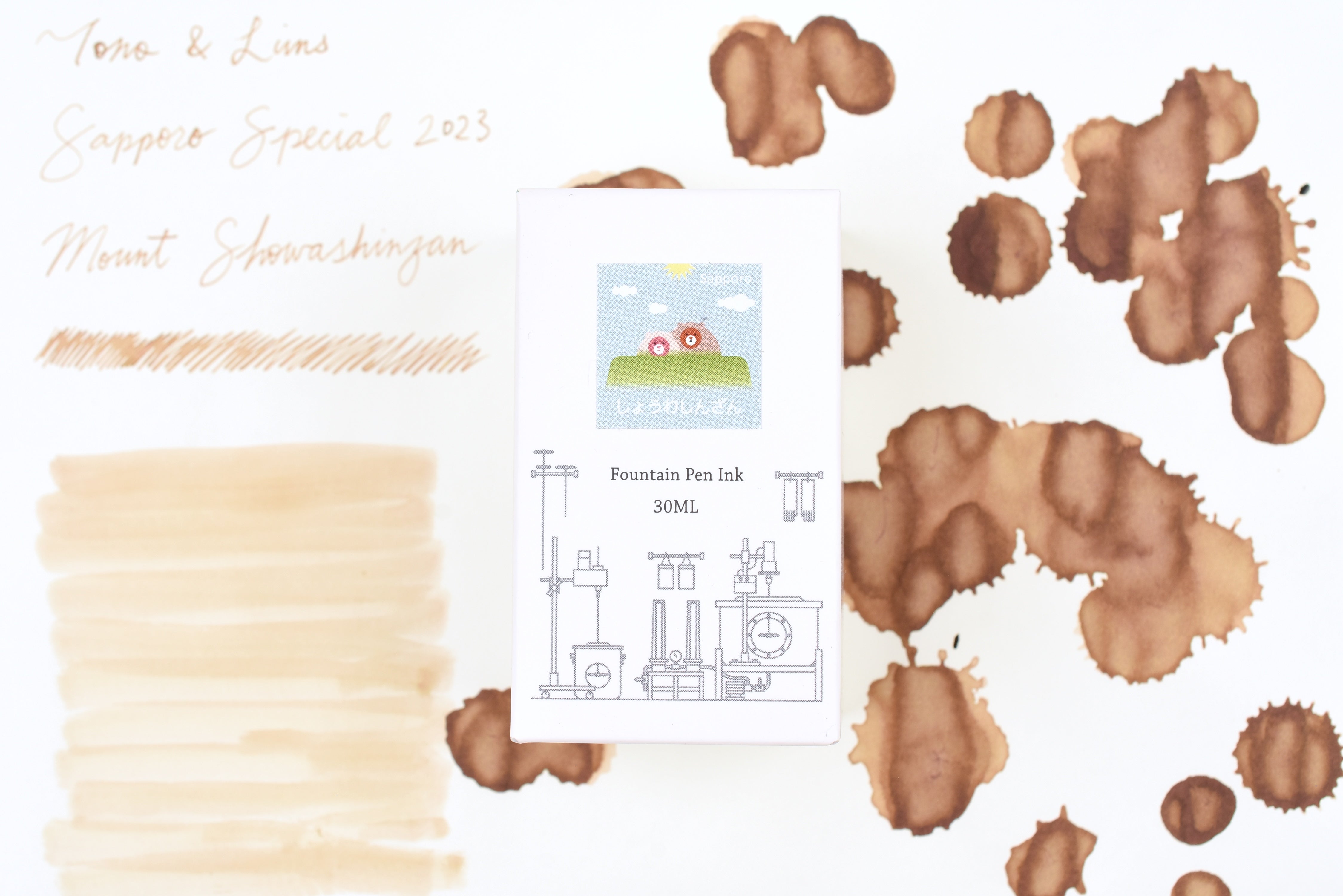 Tono & Lims Ink Bottle - Sapporo Special 2023 - しょうわしんざん (Mount Showashinzan) - 30ml