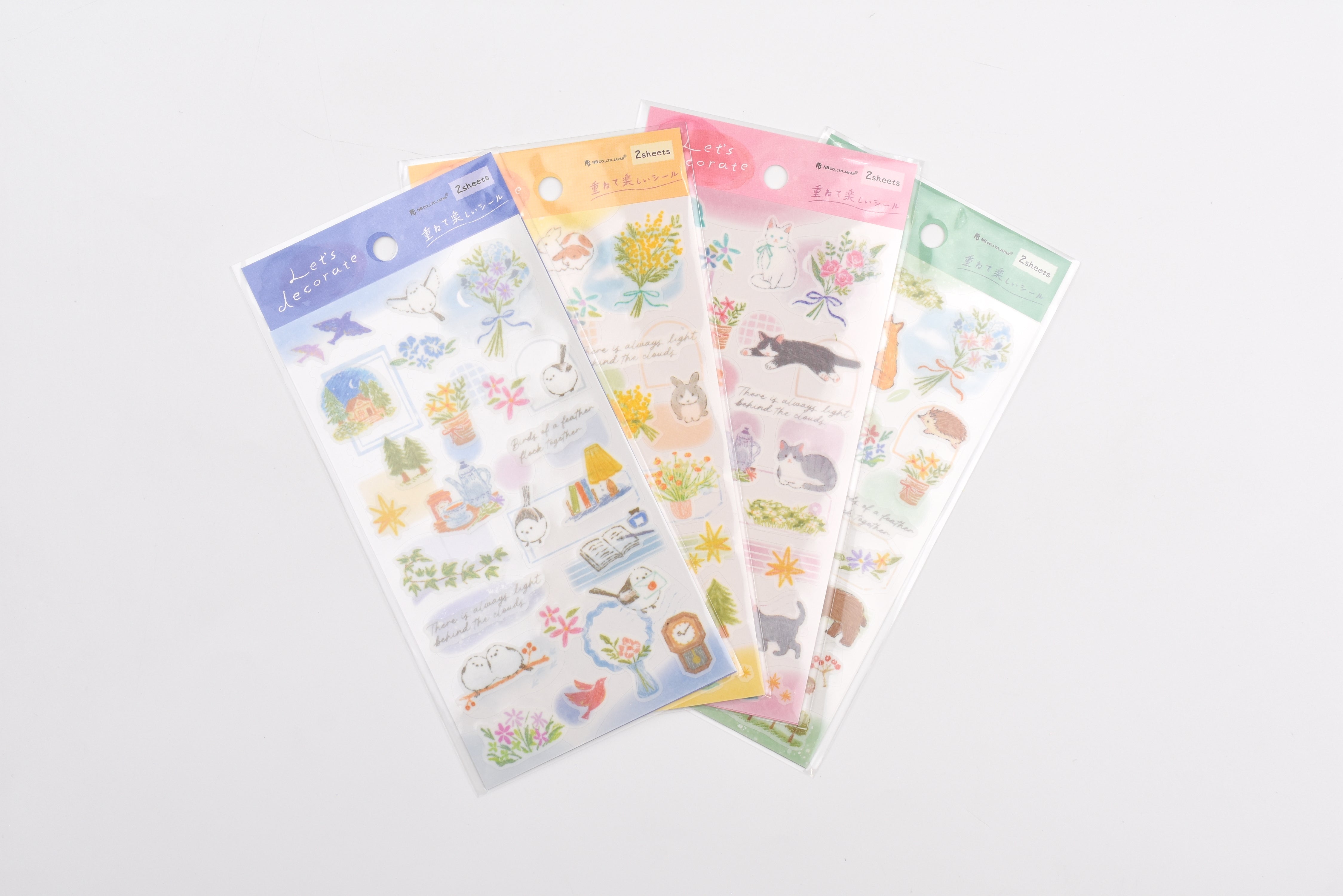 NB Large Sticker Sheet - Let's Decorate