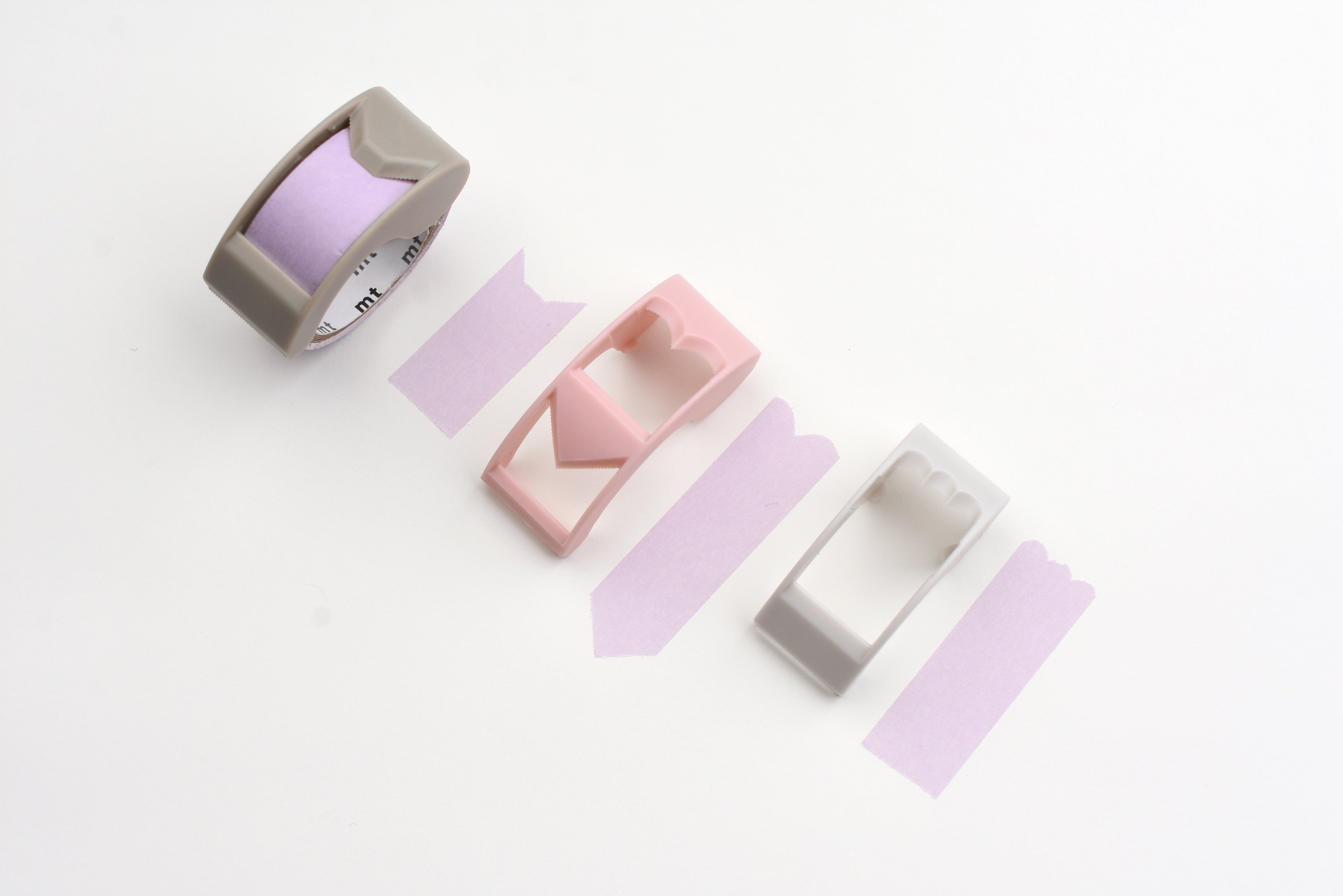 Kutsuwa Ribbon 2-way Washi Tape Cutter - Cat Heart & Fluffy