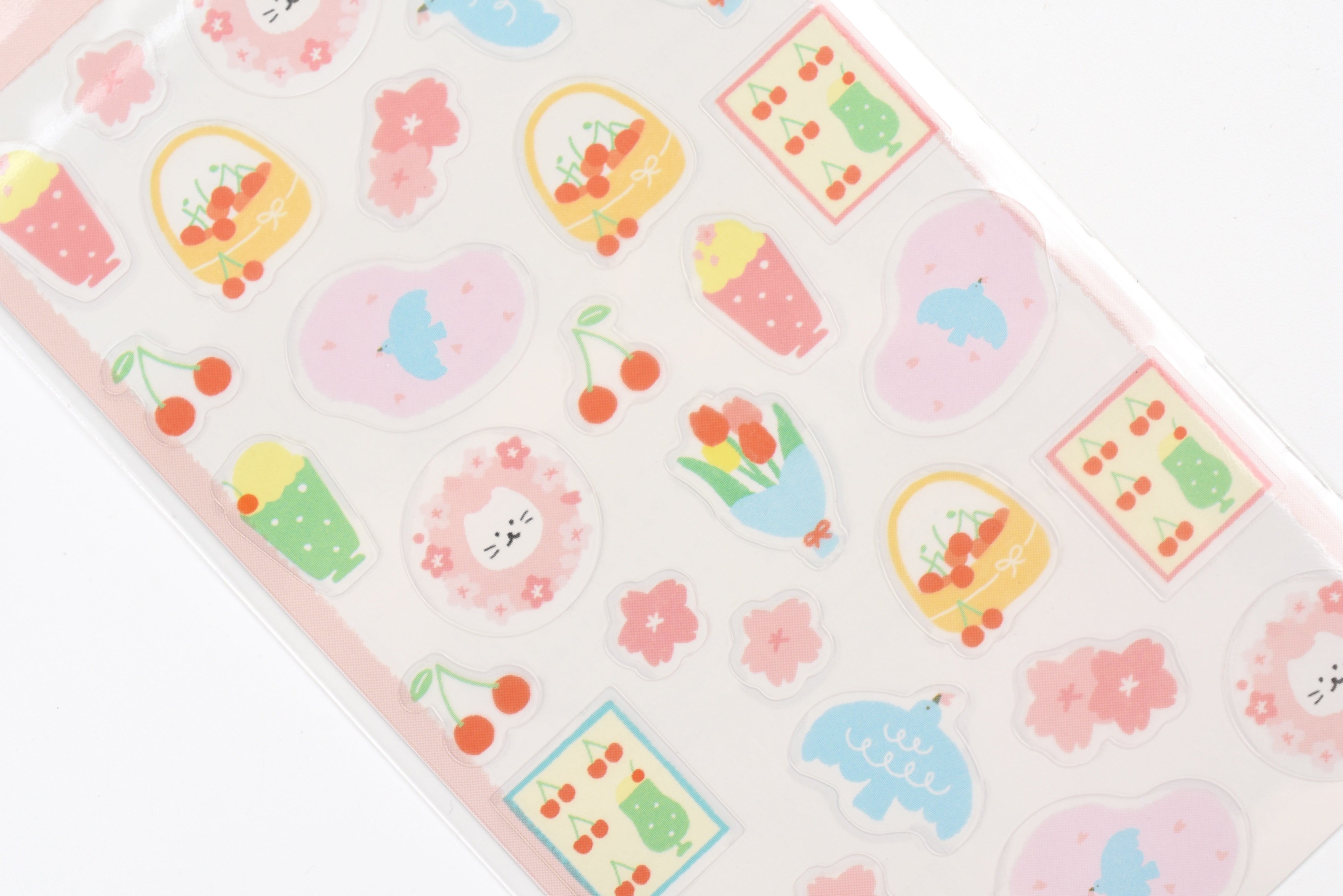 Furukawa Transparent Sticker Sheet - Fluttering Sakura