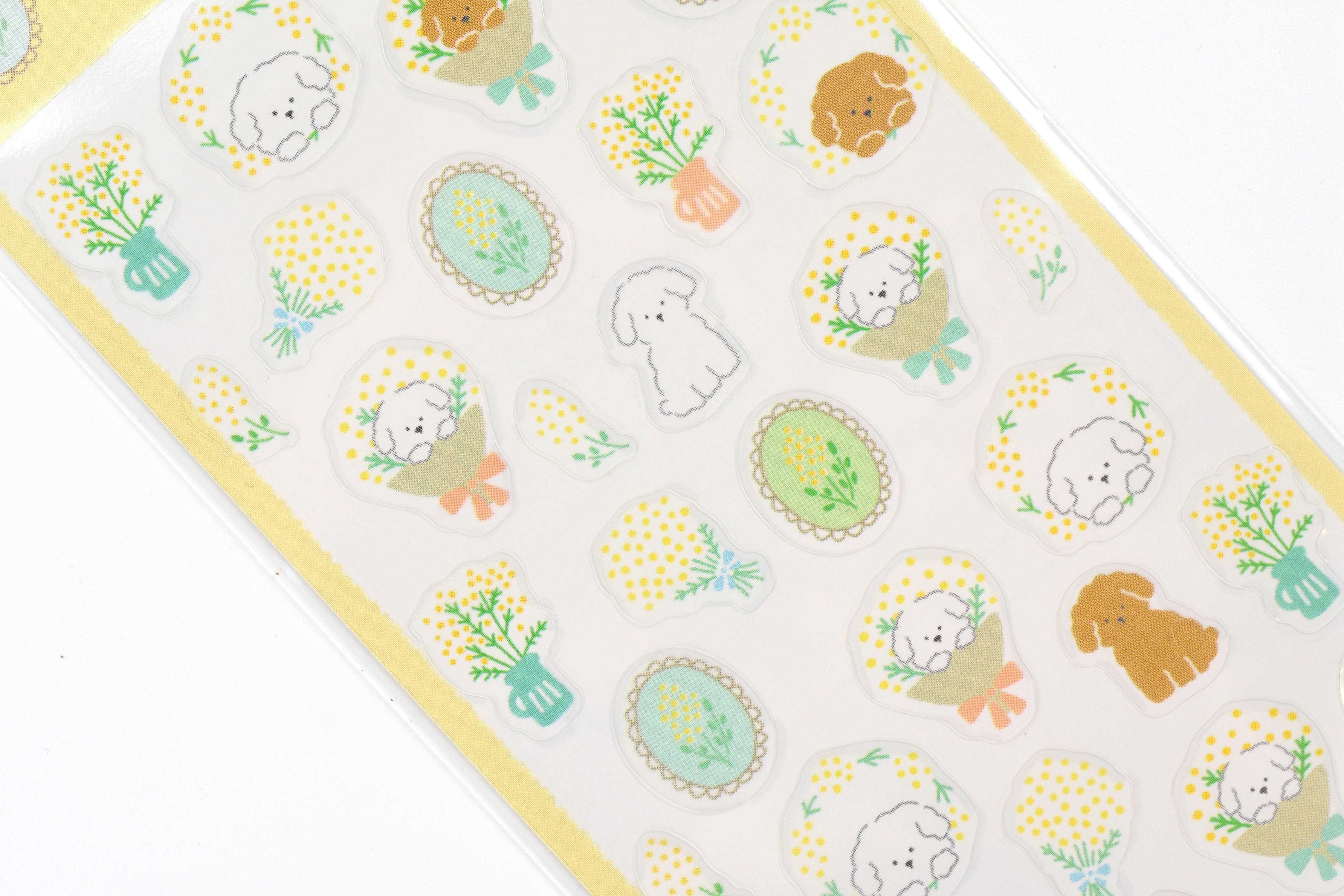 Furukawa Transparent Sticker Sheet - Soft Mimosa