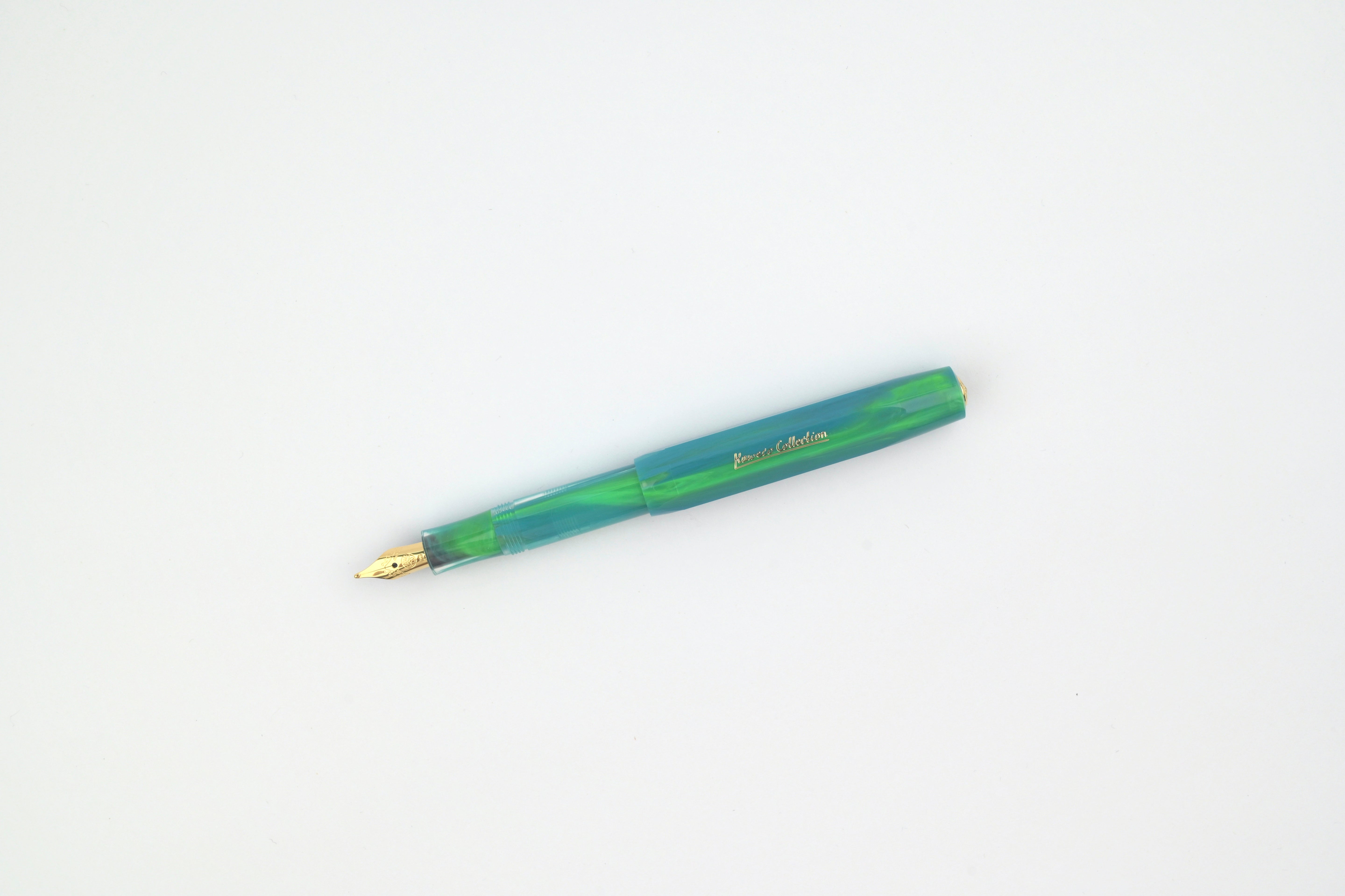 Kaweco COLLECTION Sport Fountain Pen - Marble Ocean Green - Limited Edition