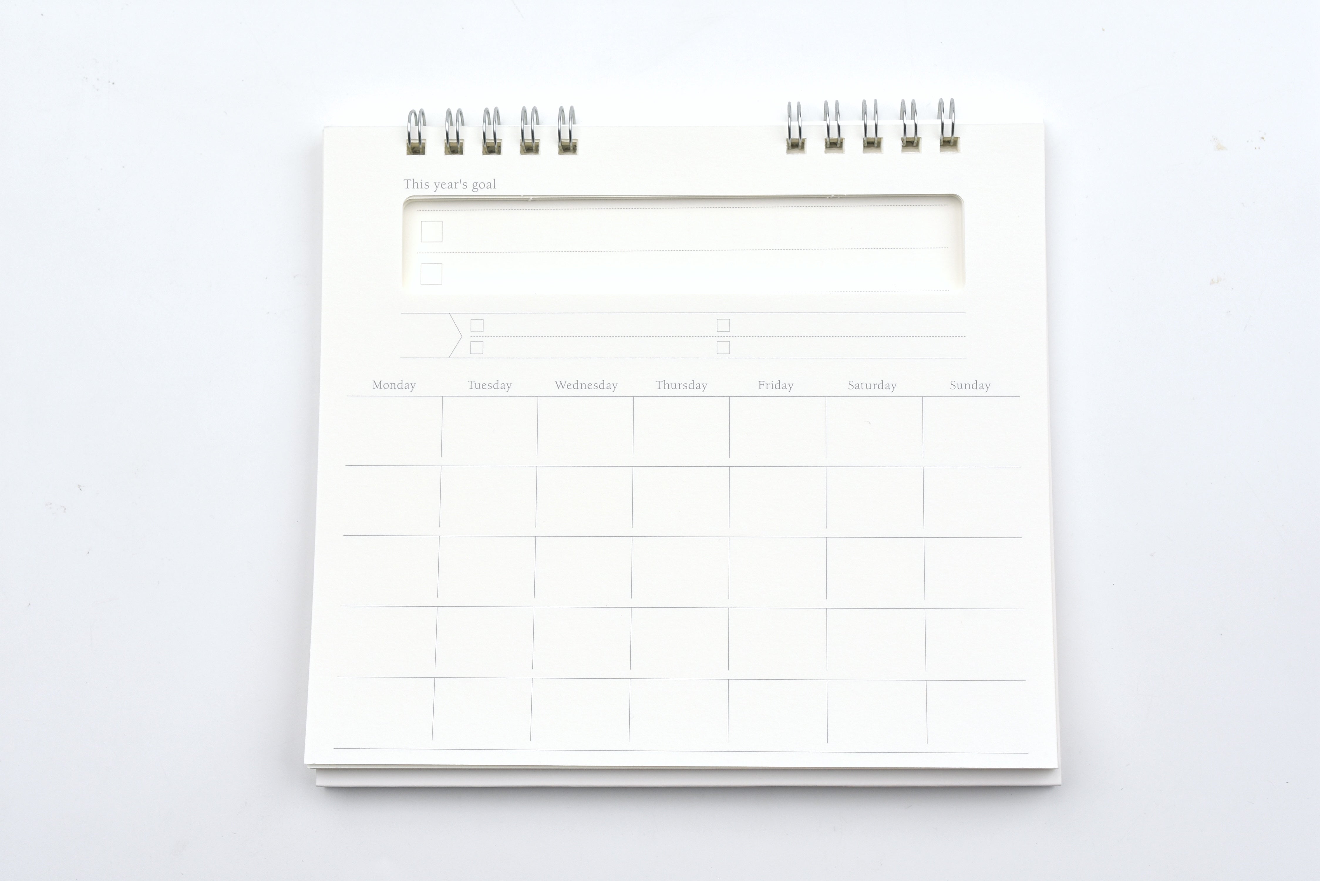 Blueprint Goal Achievement 2-Year Calendar