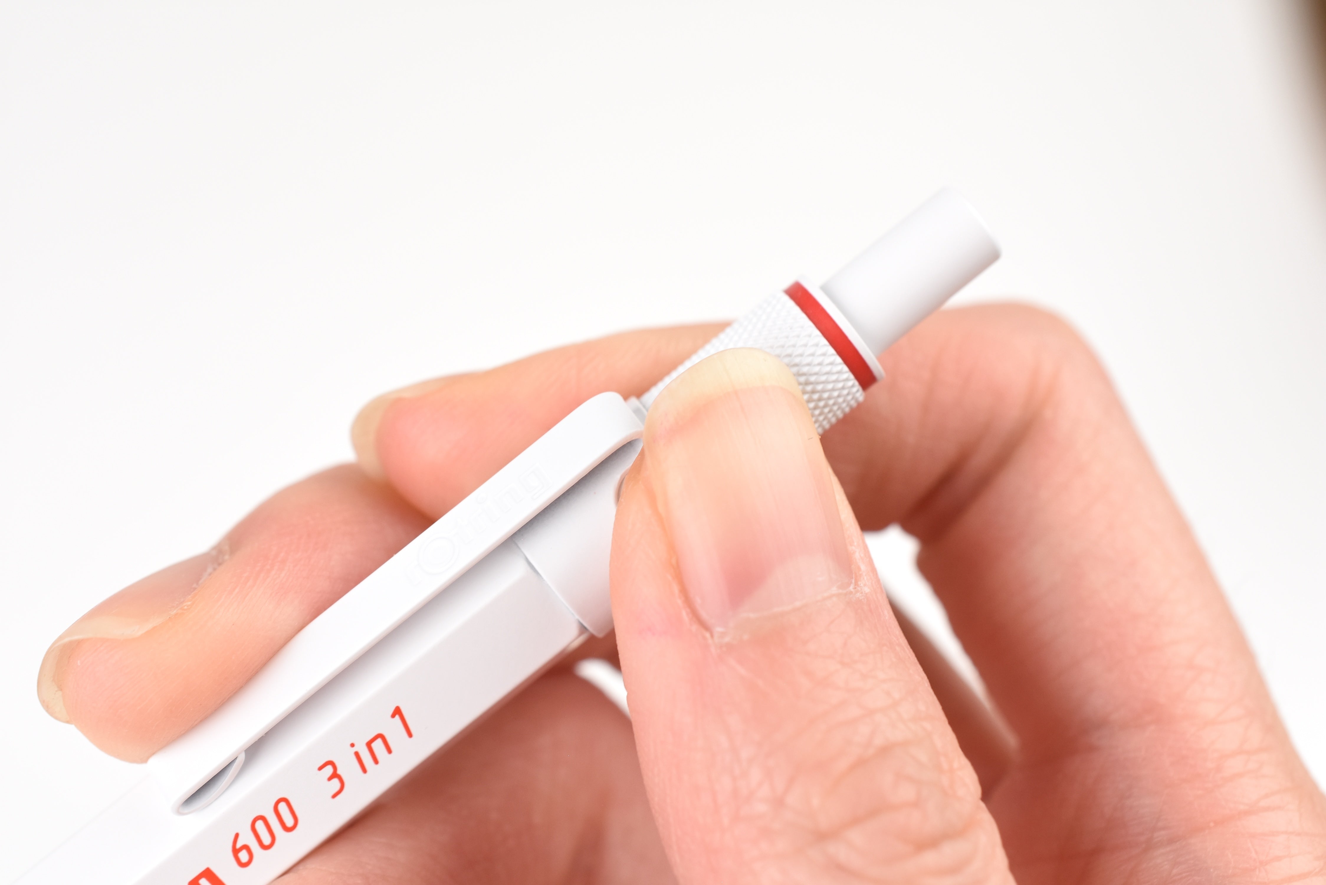 rOtring 600 3-in-1 Ballpoint Multi Pen - White