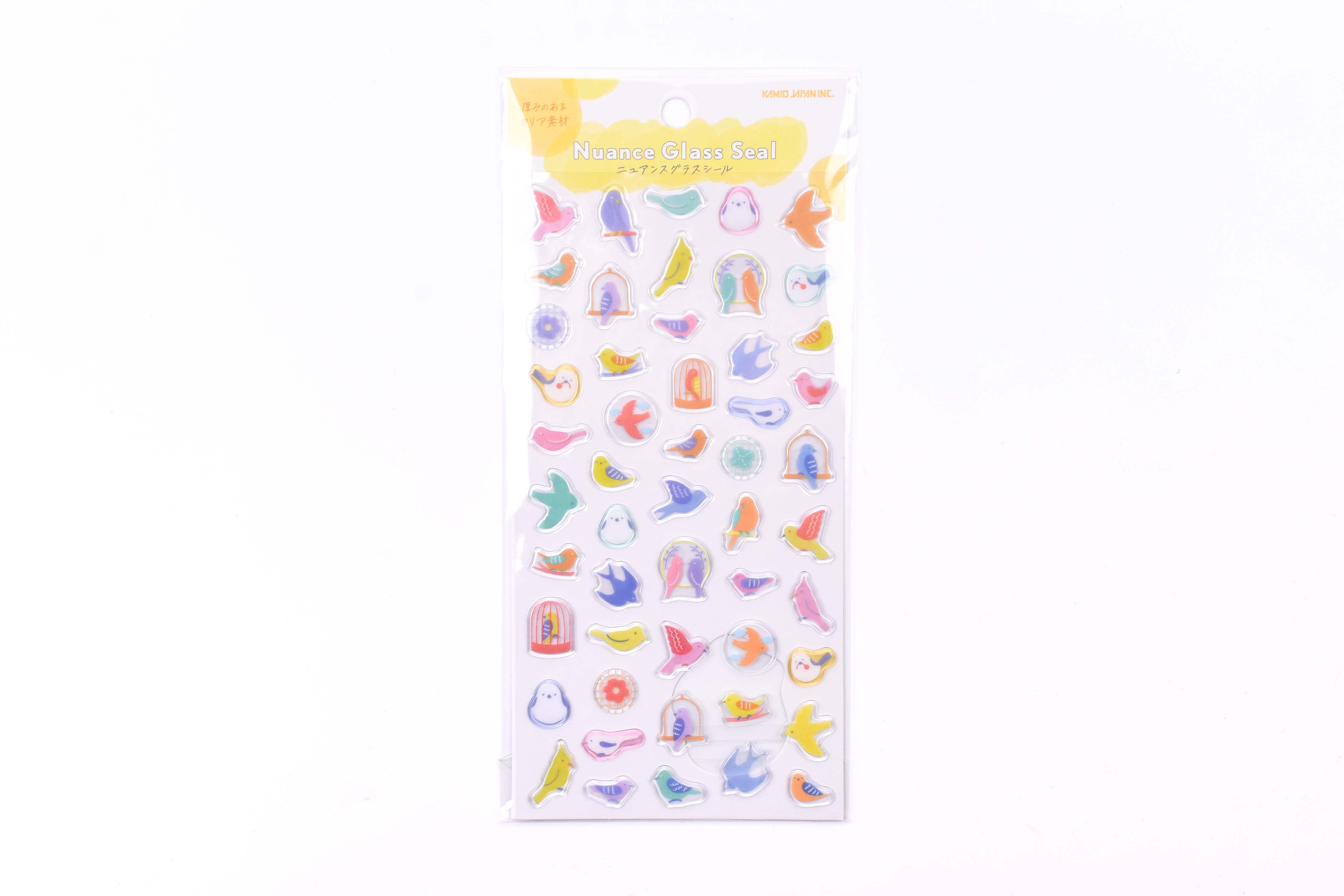 Kamio Glass Seal - Birds