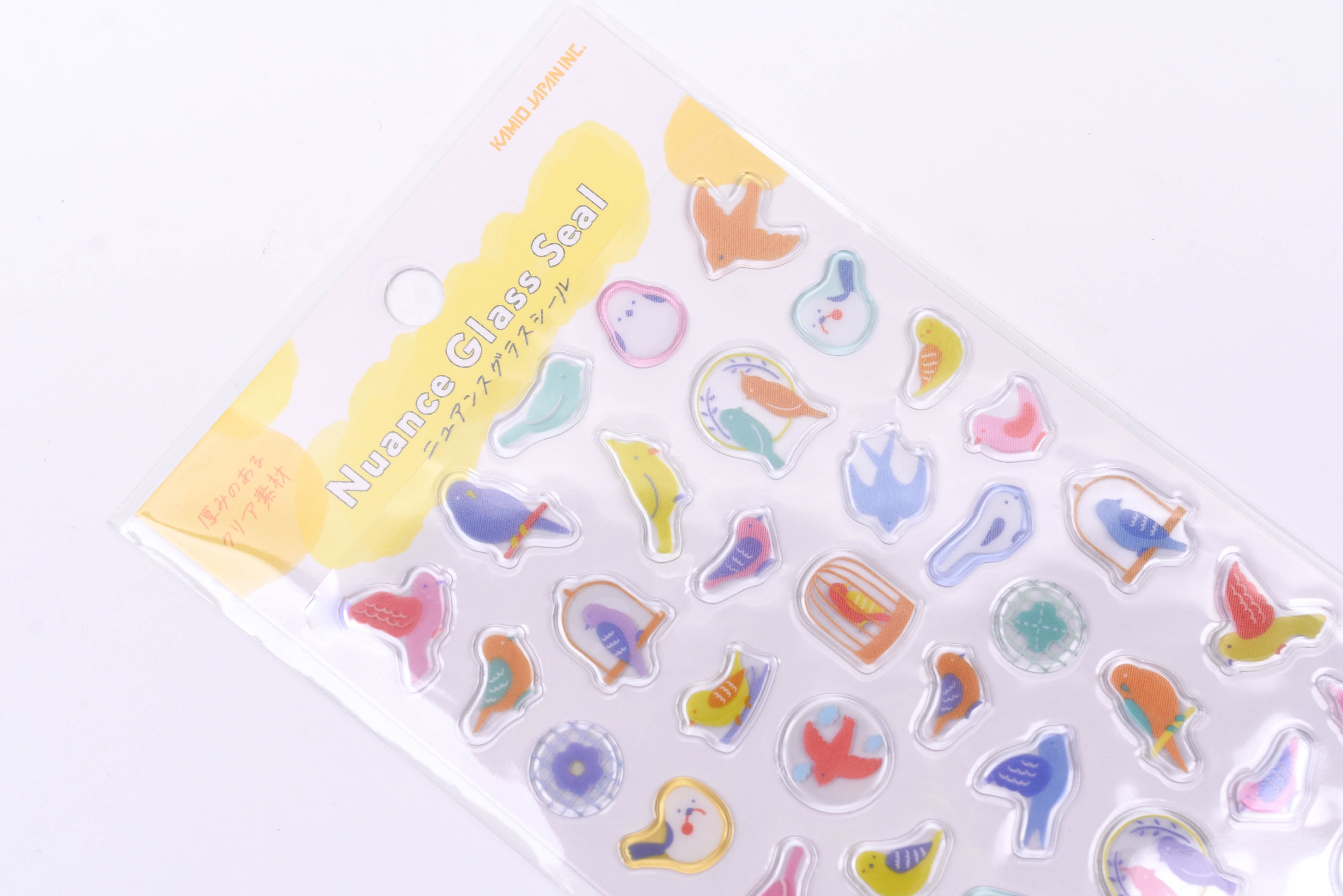Kamio Glass Seal - Birds