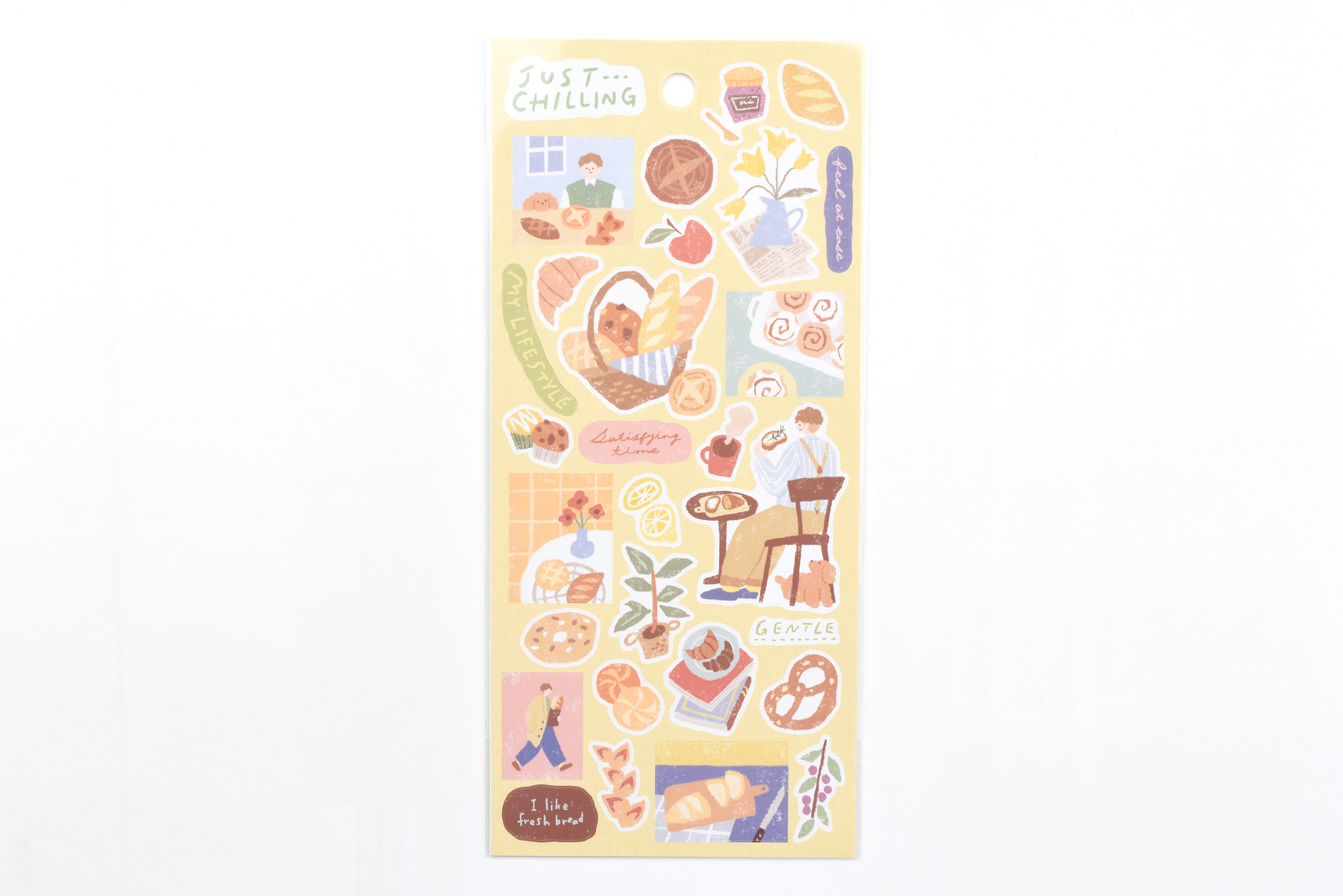 Mind Wave - Just Chilling Sticker - Let's Eat Bread