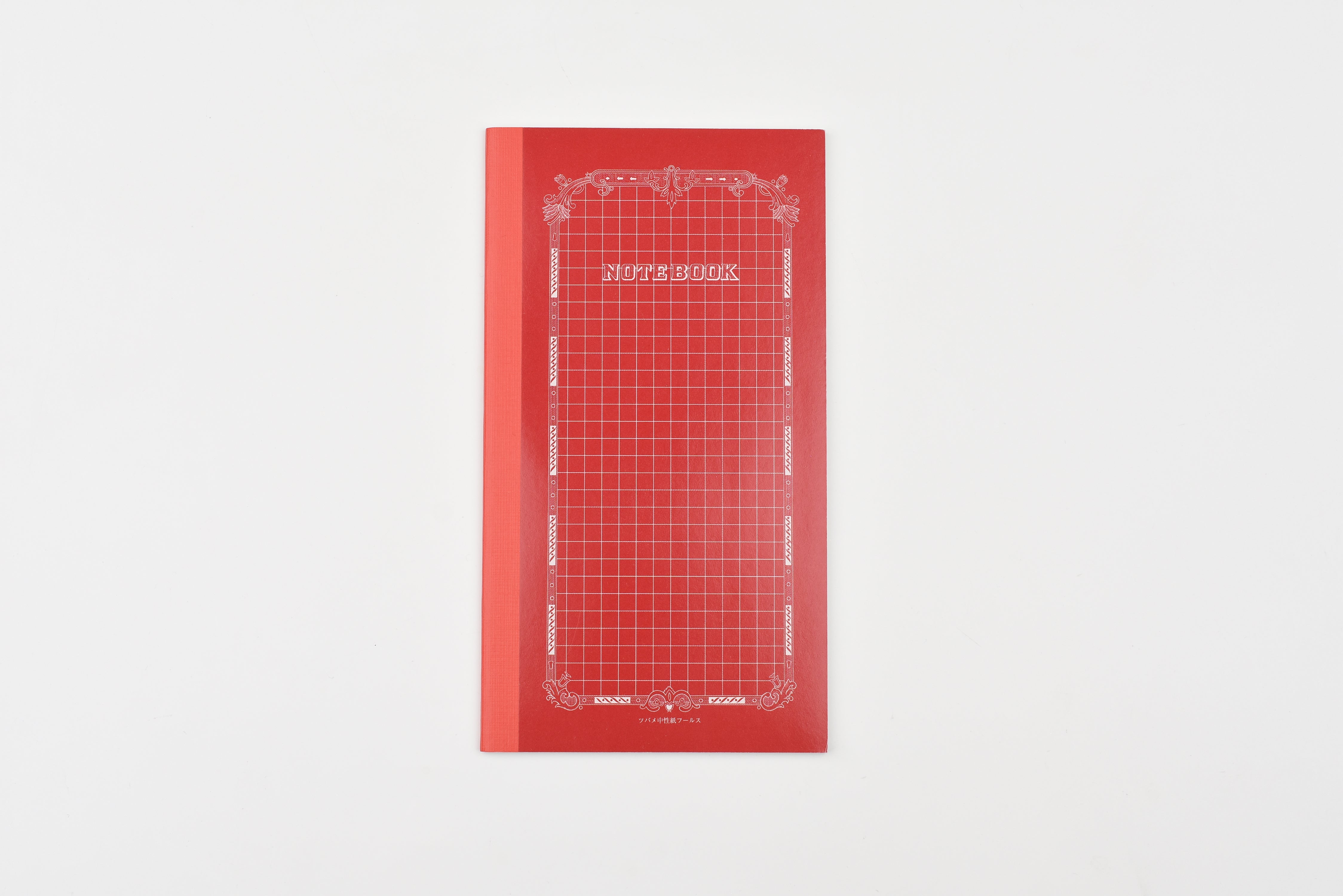 Kitera x Tsubame Notebook - Grid - B6 Slim - Red