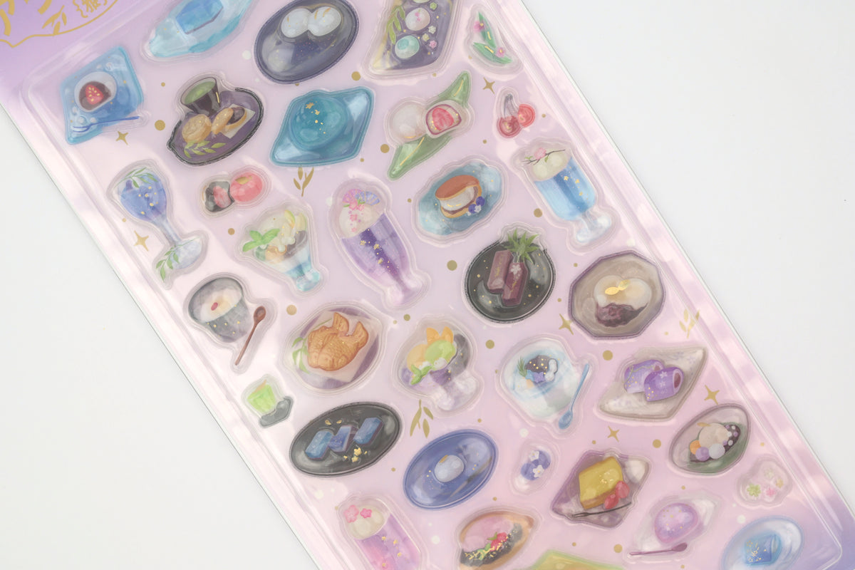 BGM 3D Sticker Sheet - Kyururun - Cafe a la Mode - Elegance