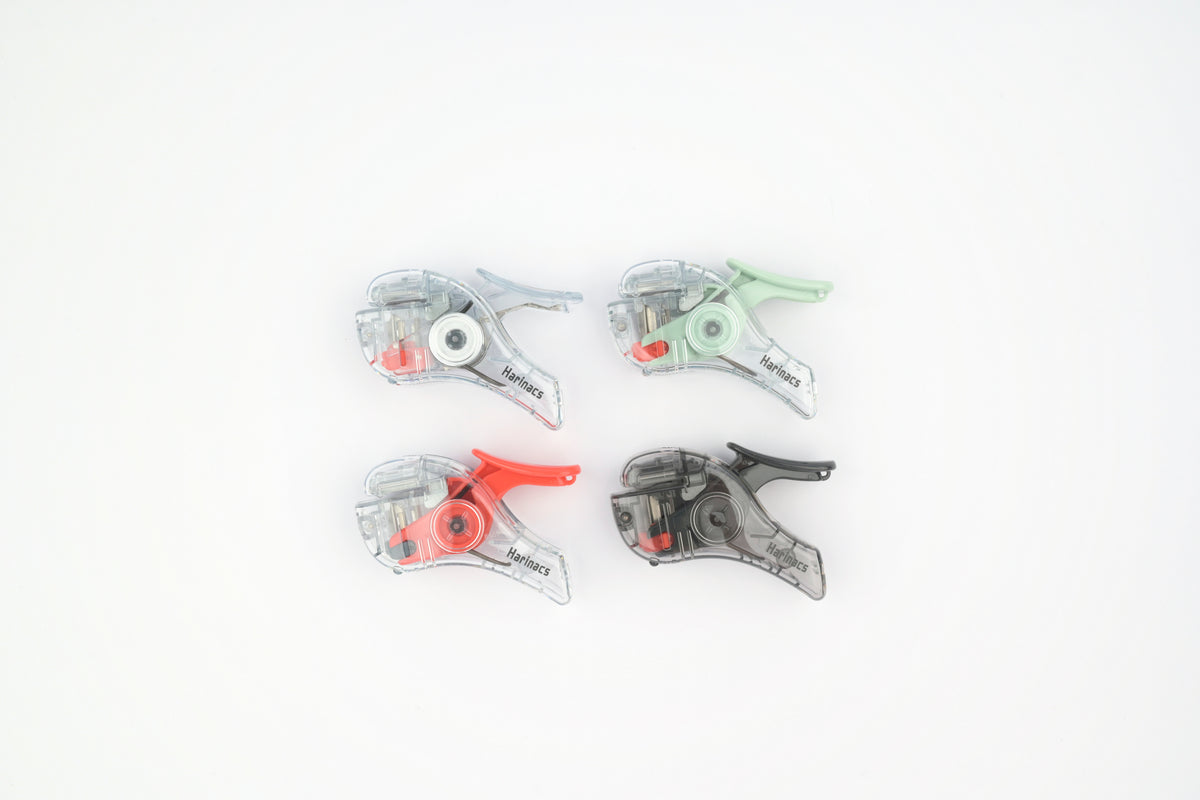 Kokuyo Harinacs Stapleless Stapler - Compact Alpha - Transparent Mechanism
