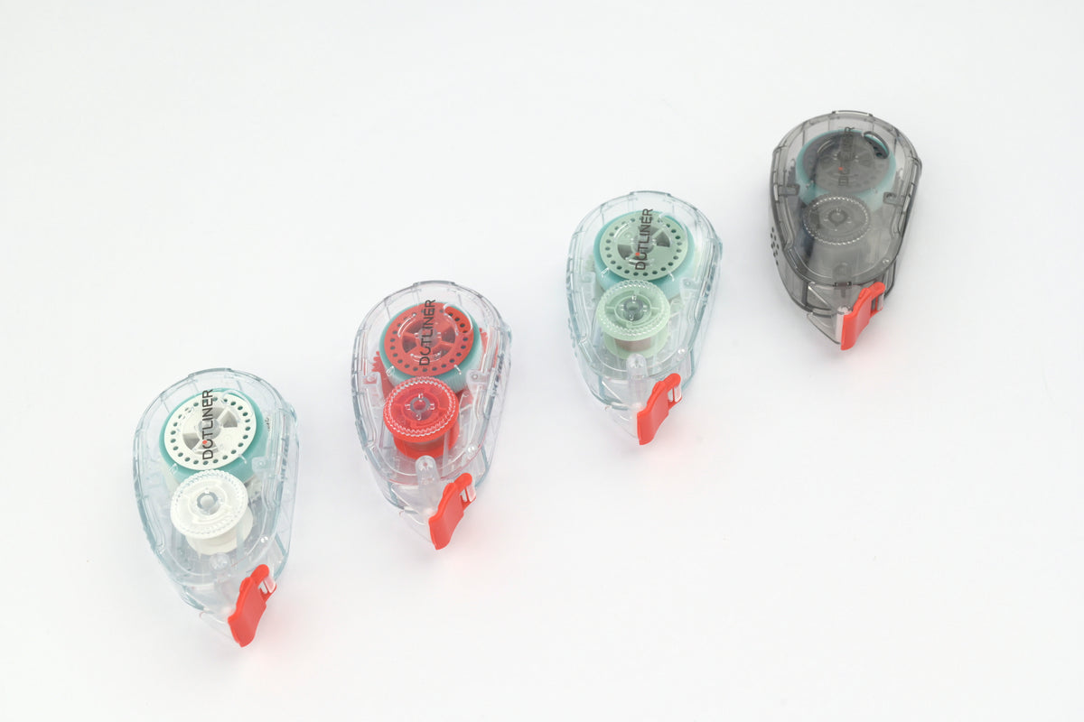 KOKUYO Dotliner Adhesive Tape Roller -  Transparent Mechanism