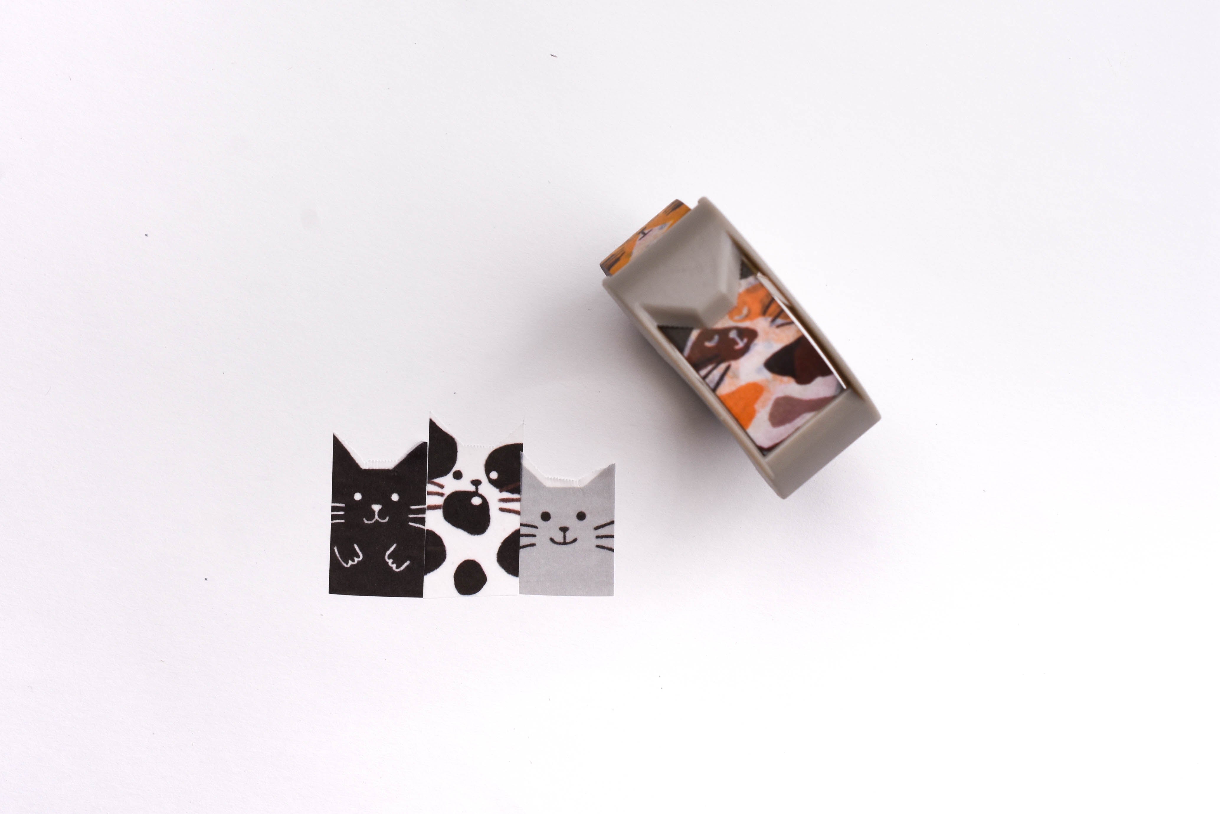 Kutsuwa Ribbon 2-way Washi Tape Cutter - Cat