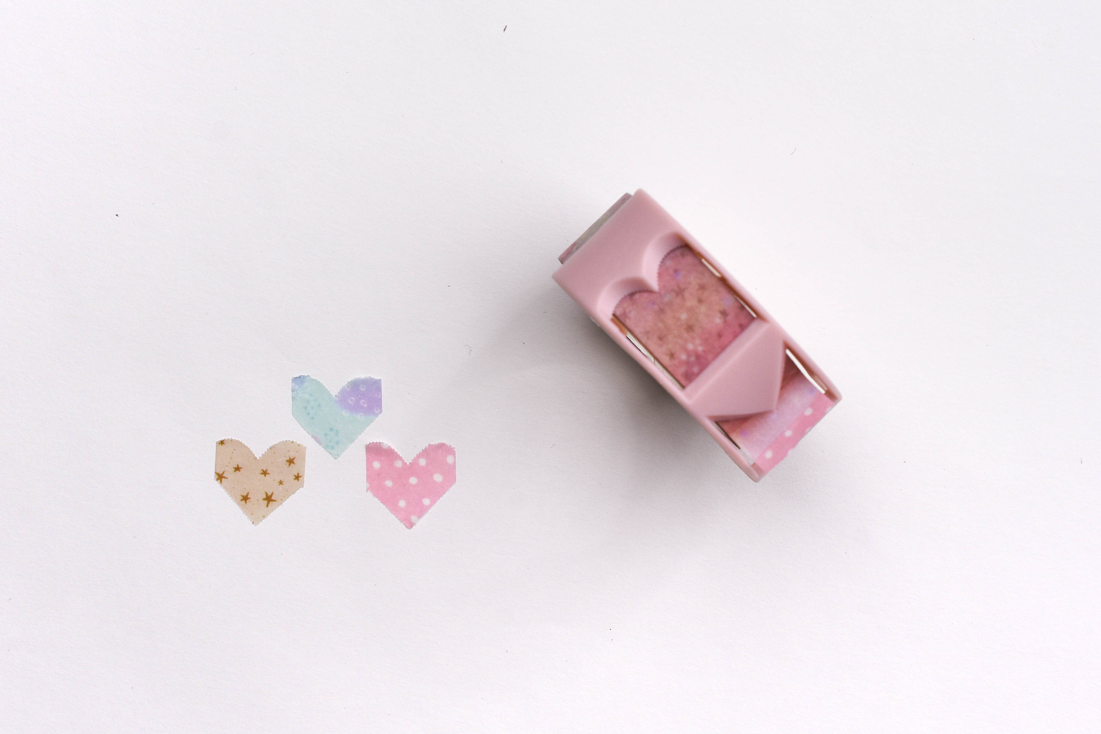 Kutsuwa Ribbon 2-way Washi Tape Cutter - Heart