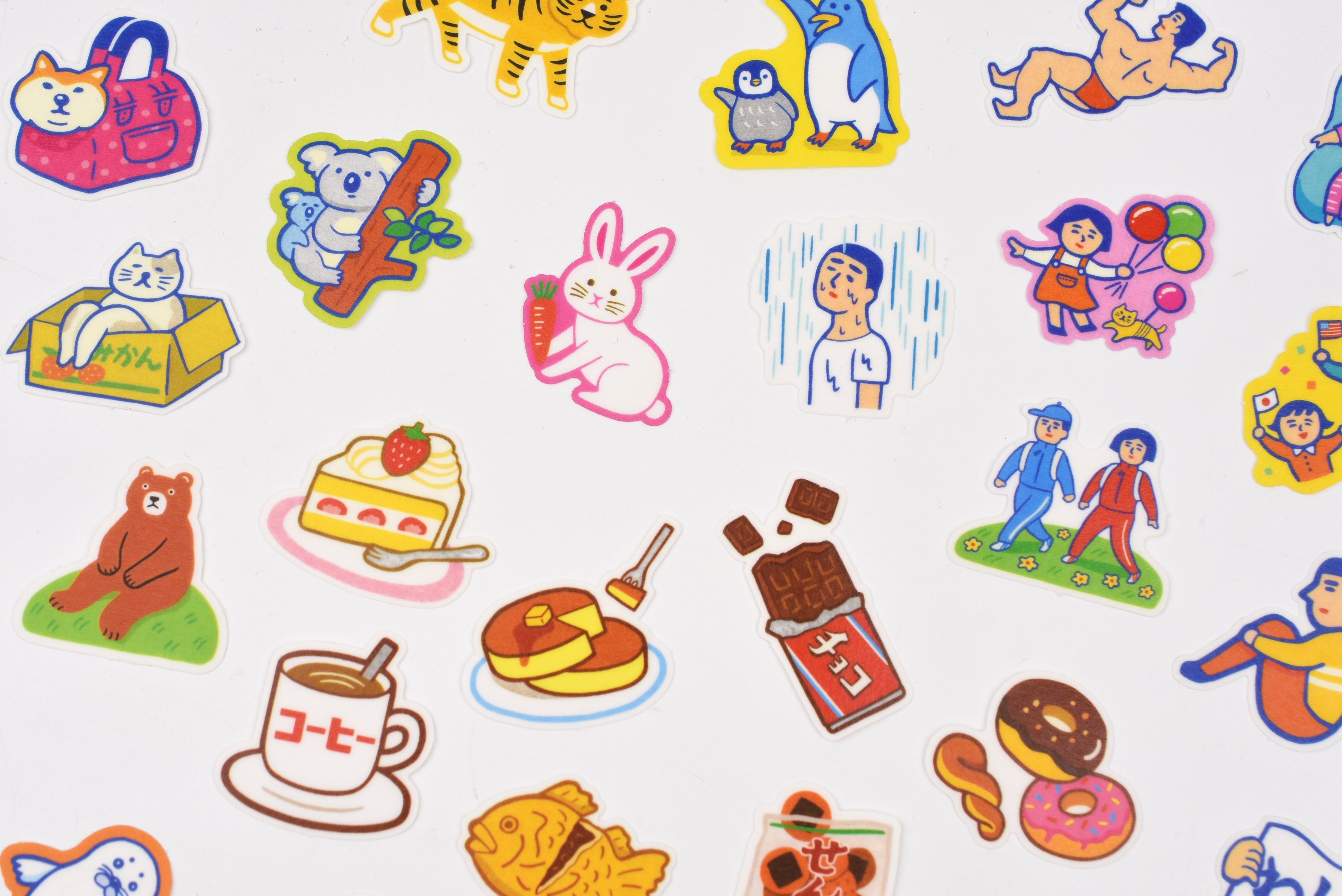 New Retro Flake Stickers