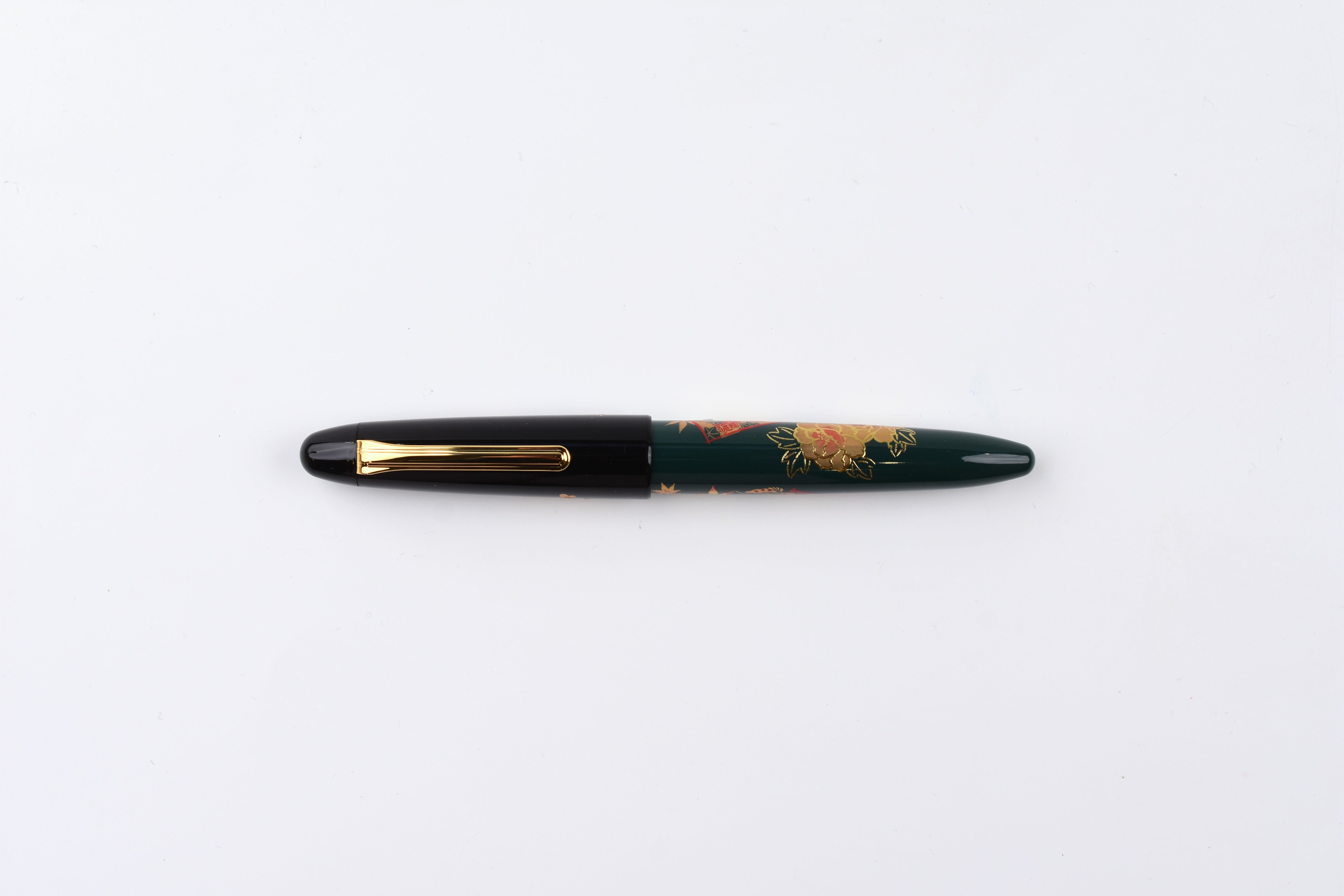 Sailor 1911 King of Pen Maki-e Fountain Pen - Hanafuda - Ino-shika-cho - Limited Edition