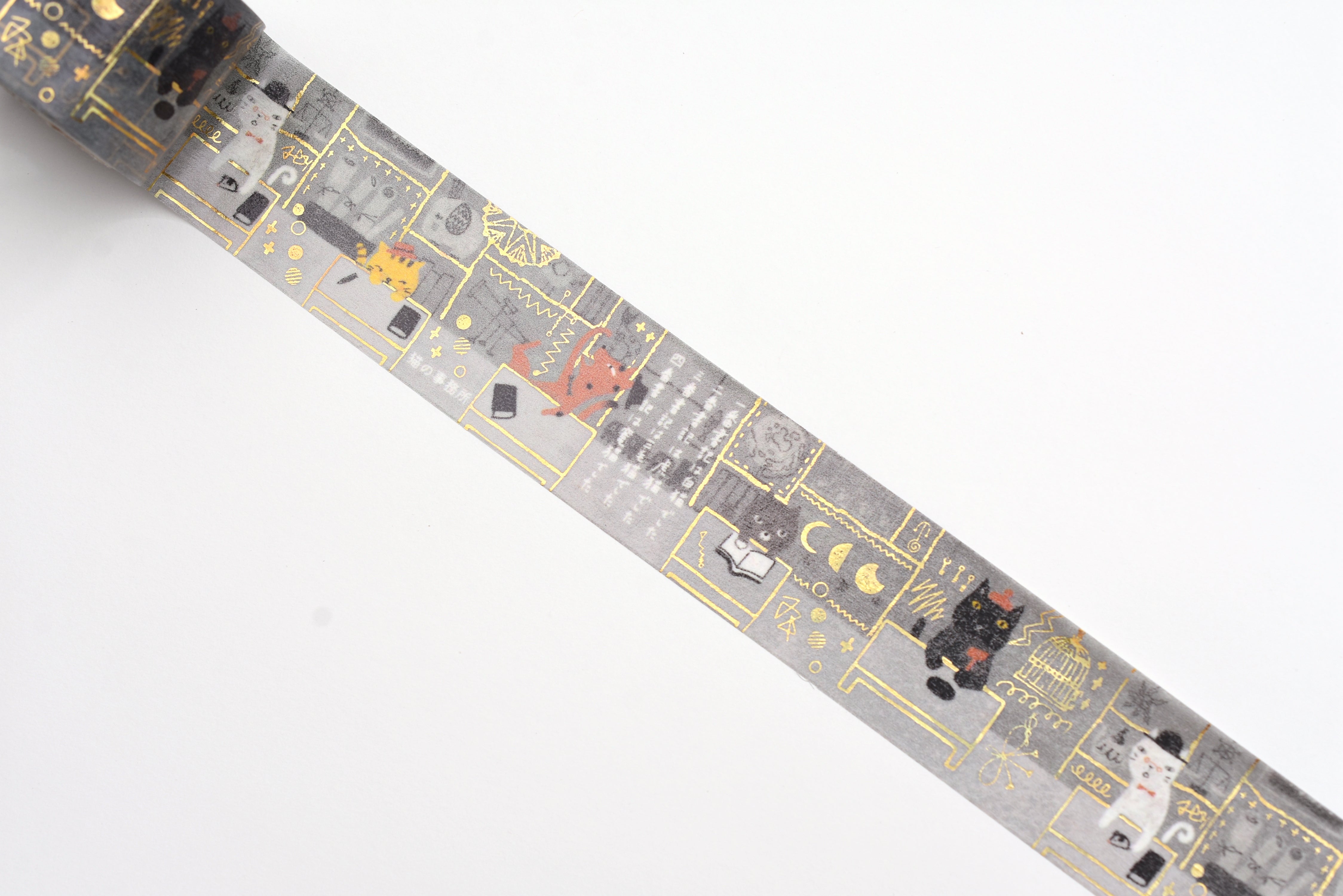SEAL-DO Washi Tape - Shinzi Katoh - Cat Office - 27mm