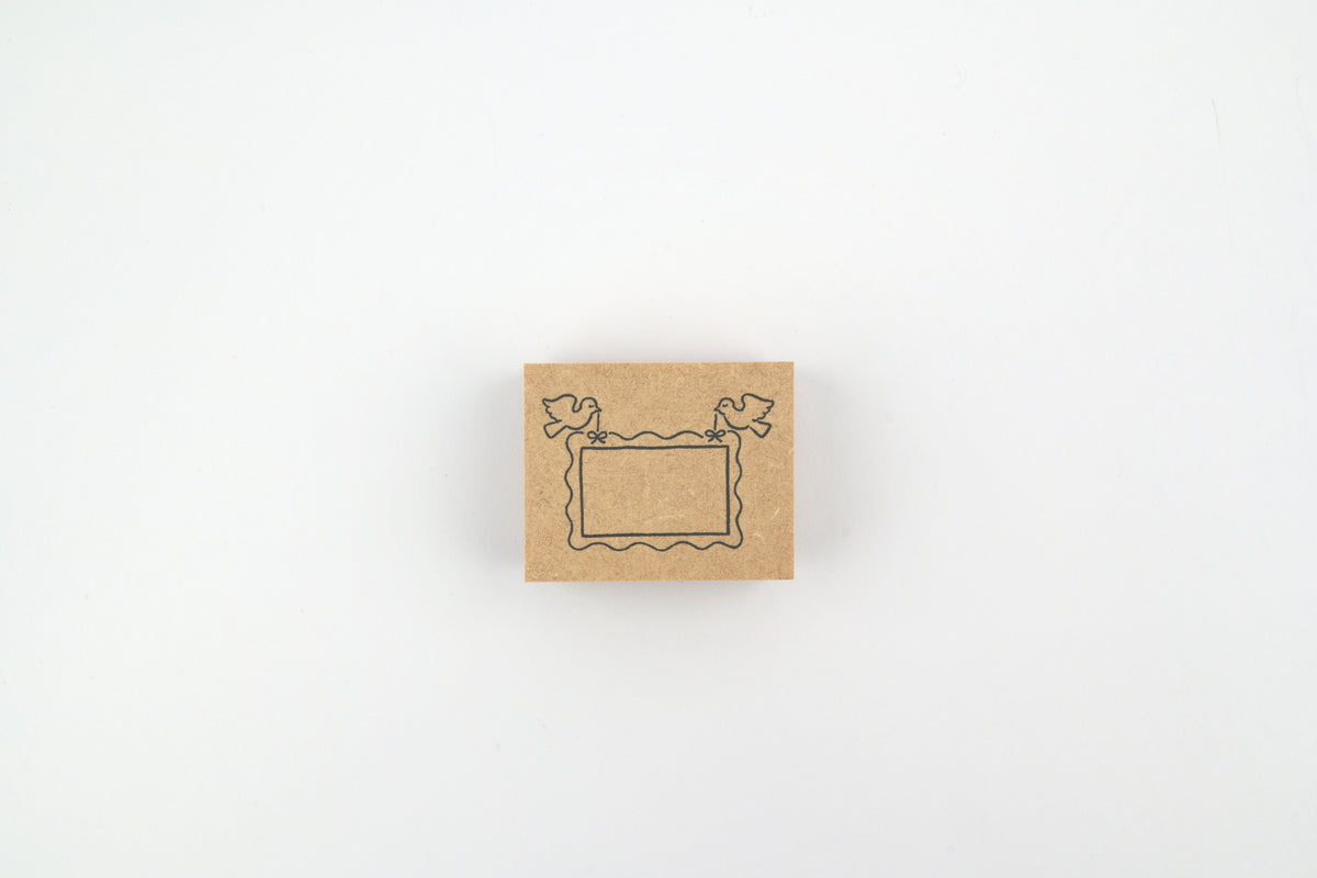 Stamp Marche Rubber Stamp - Labetomo - Bird Frame