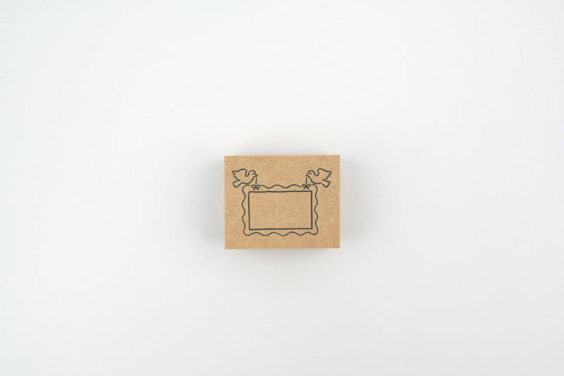 Stamp Marche Rubber Stamp - Labetomo - Bird Frame
