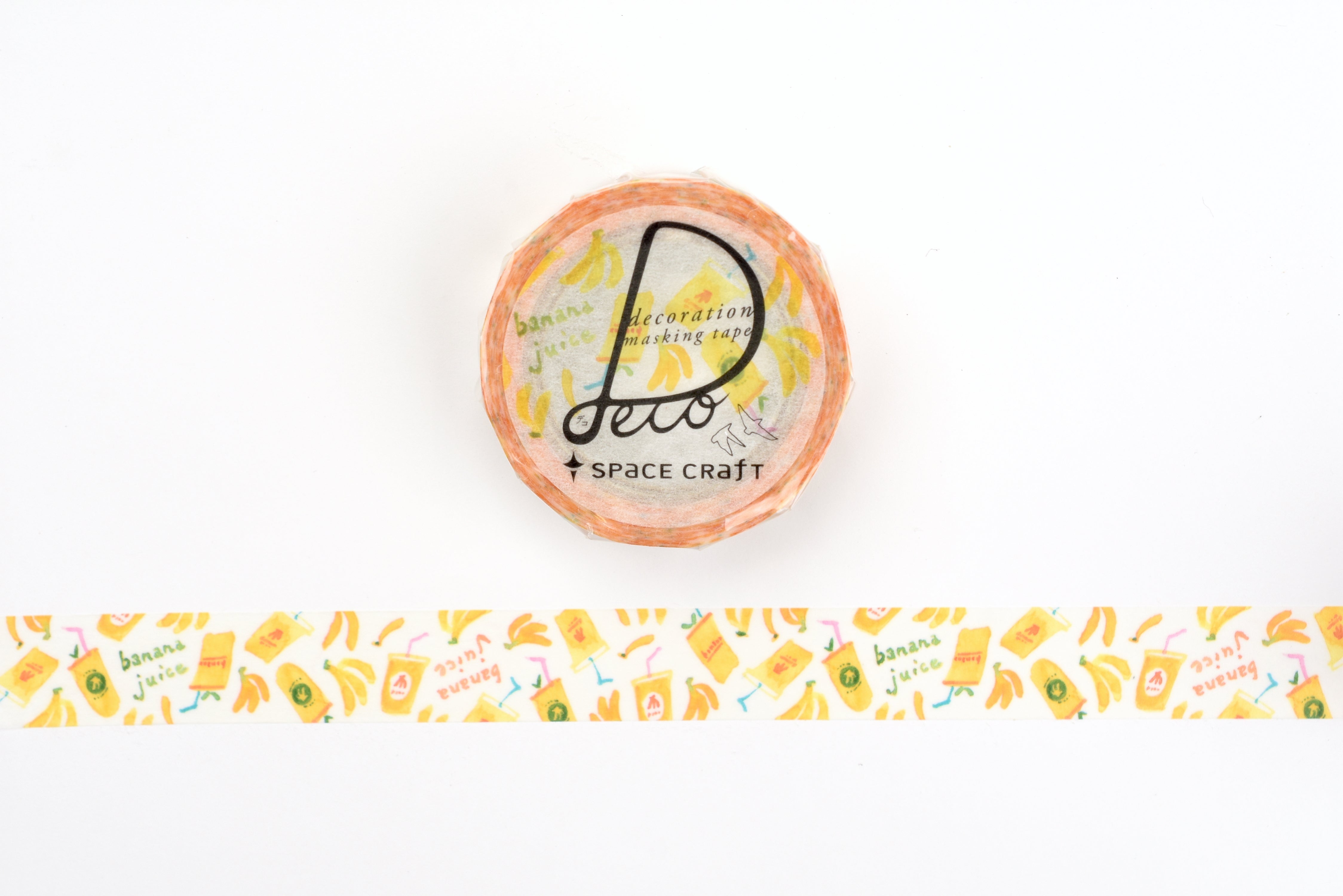 ROUNDTOP x Space Craft - Banana Juice Washi Tape