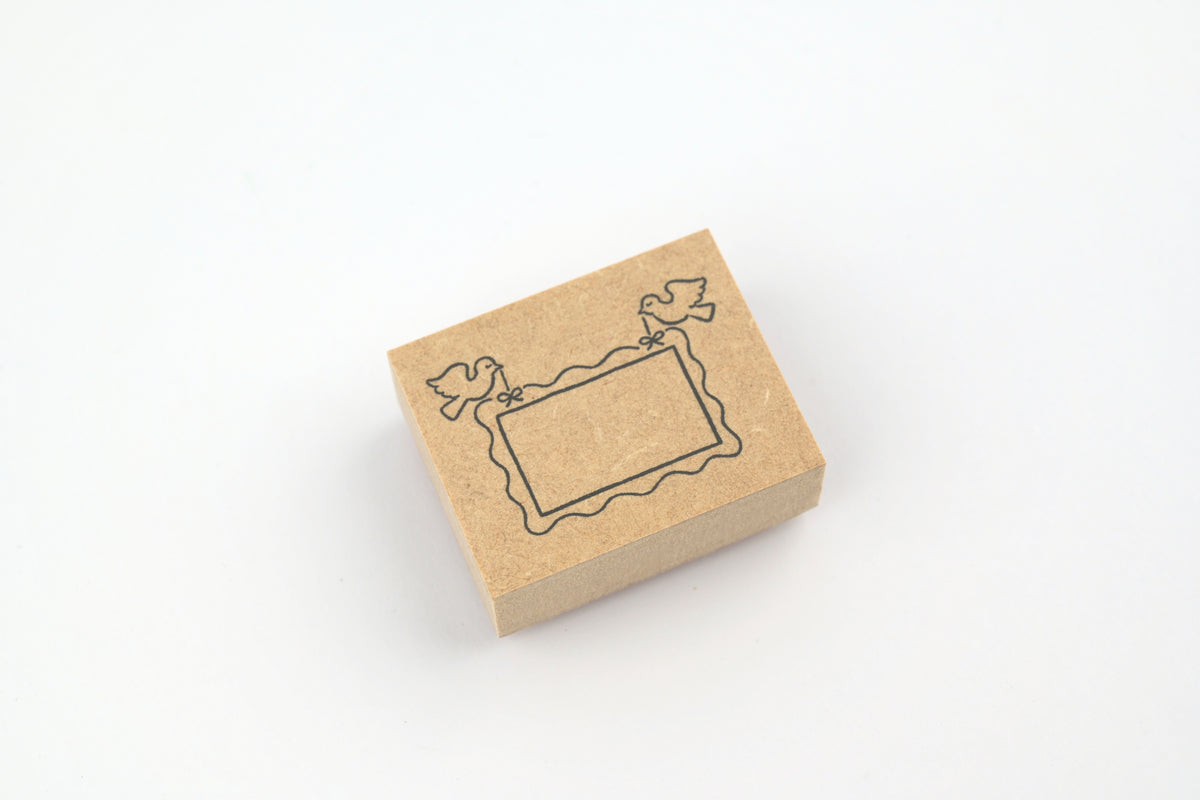 Stamp Marche Rubber Stamp - Labetomo - Bird Frame