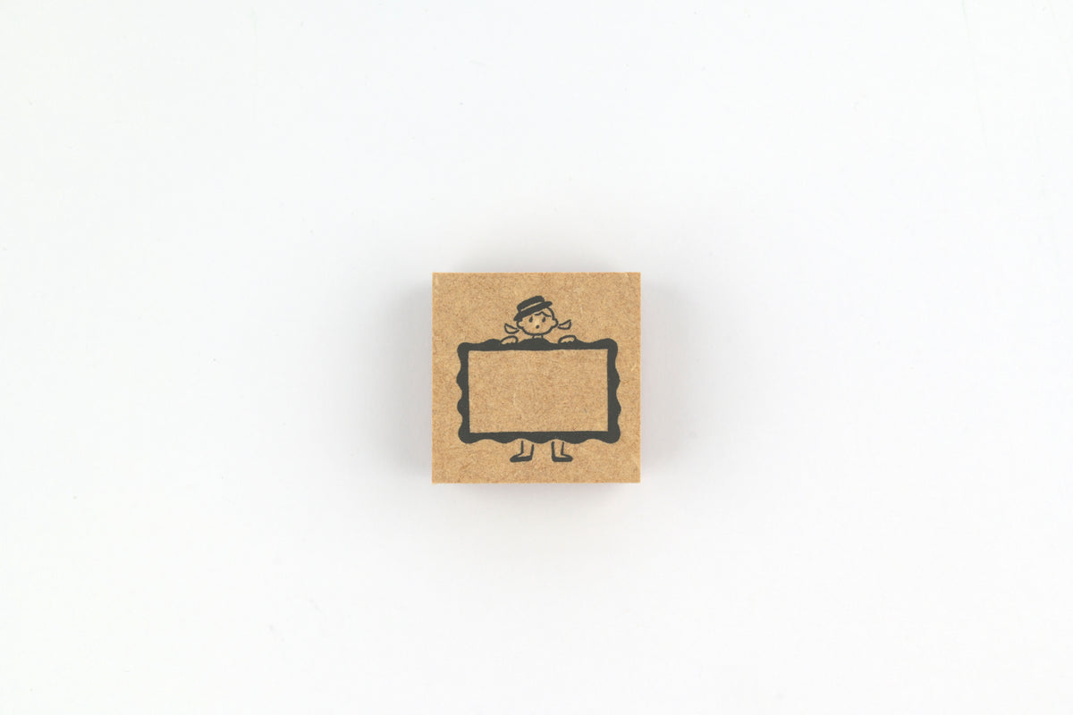 Stamp Marche Rubber Stamp - Labetomo - Girl Frame