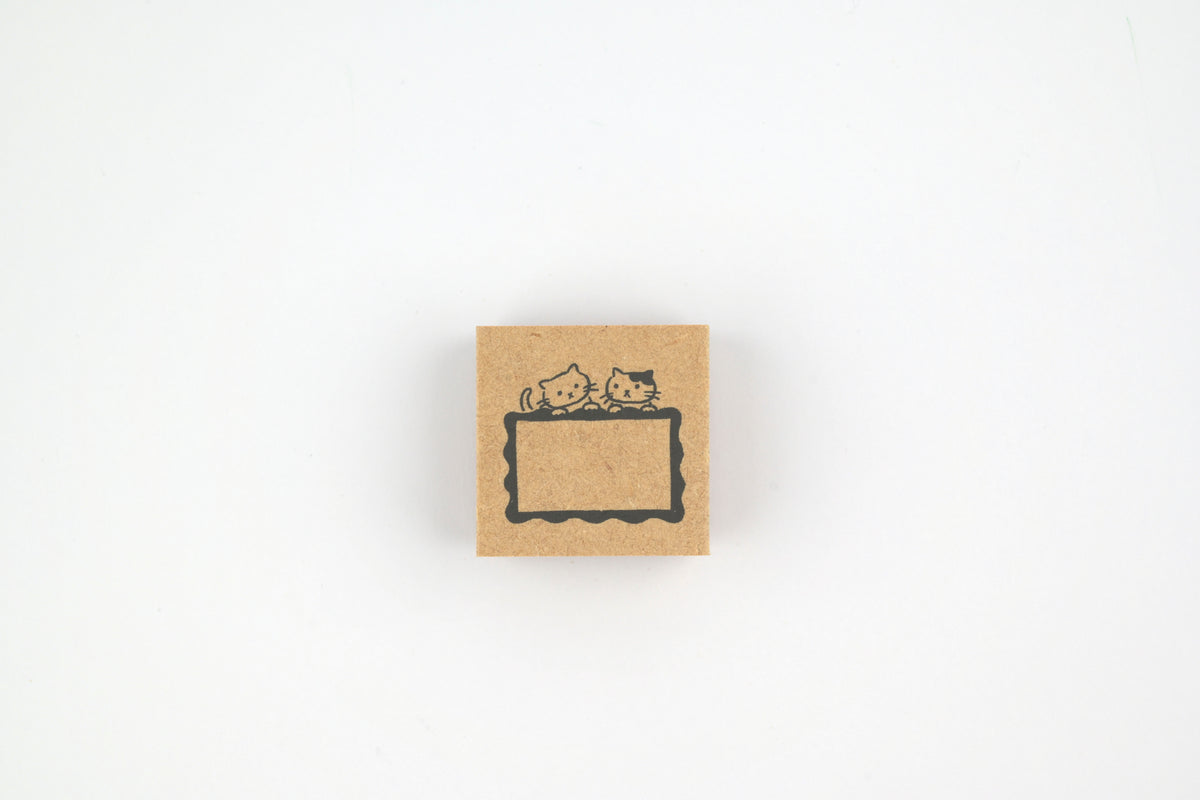Stamp Marche Rubber Stamp - Labetomo - Cat Frame
