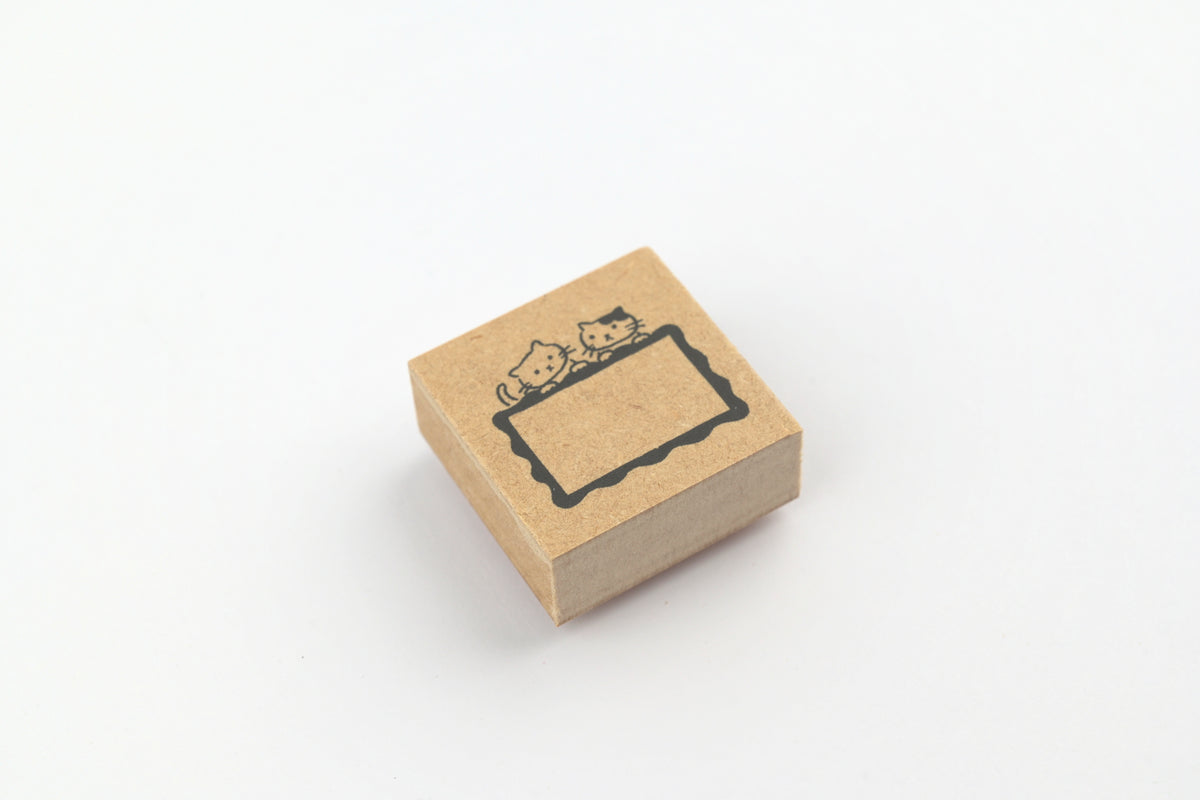 Stamp Marche Rubber Stamp - Labetomo - Cat Frame