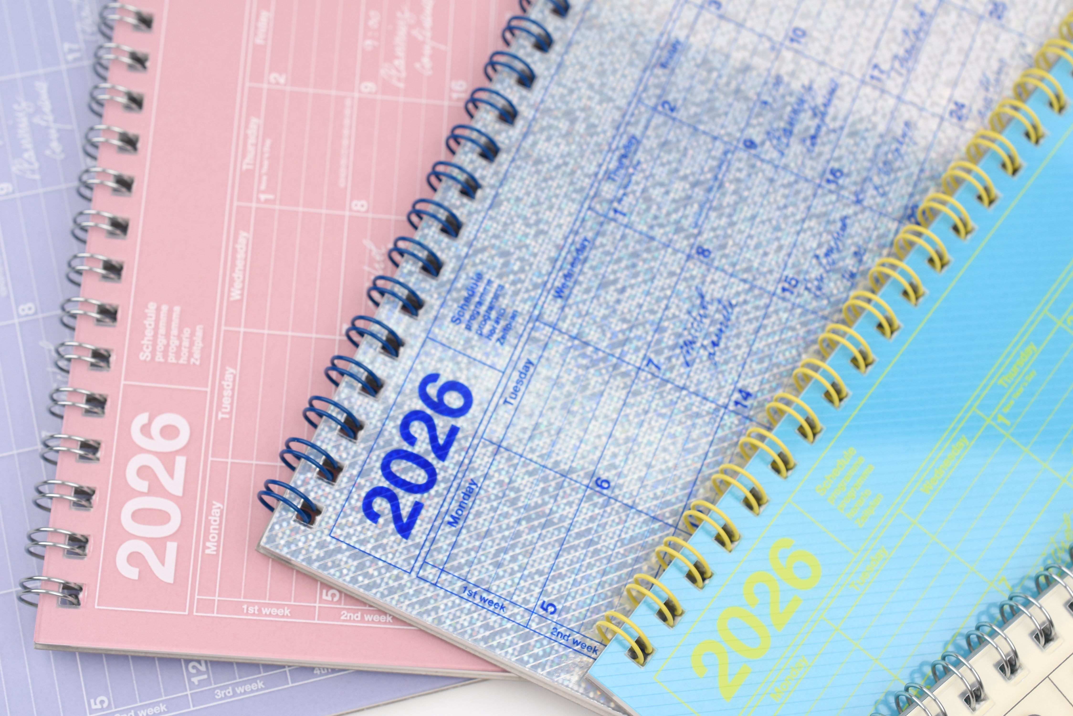 Mark's 2026 Notebook Calendar - Horizontal - Monthly Block - B6