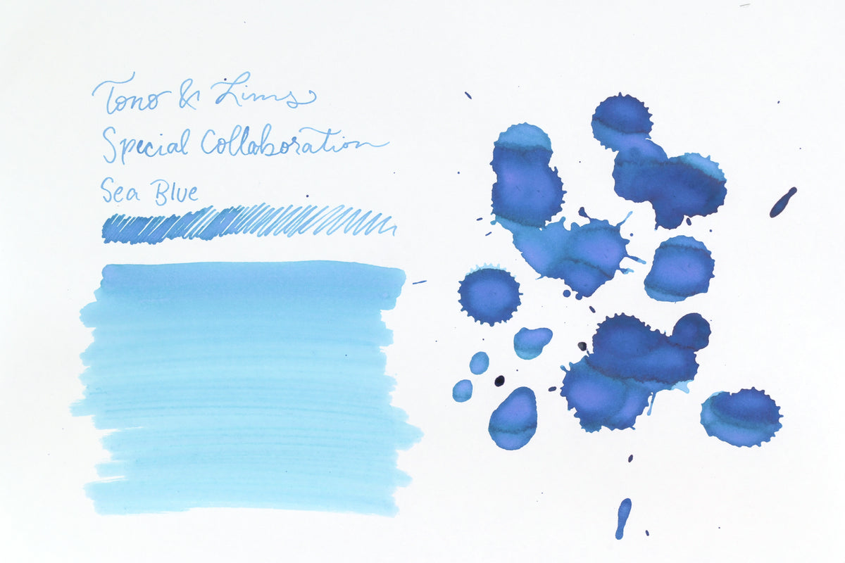 Tono & Lims Ink Bottle - Special Collaboration - Sea Blue - 30ml