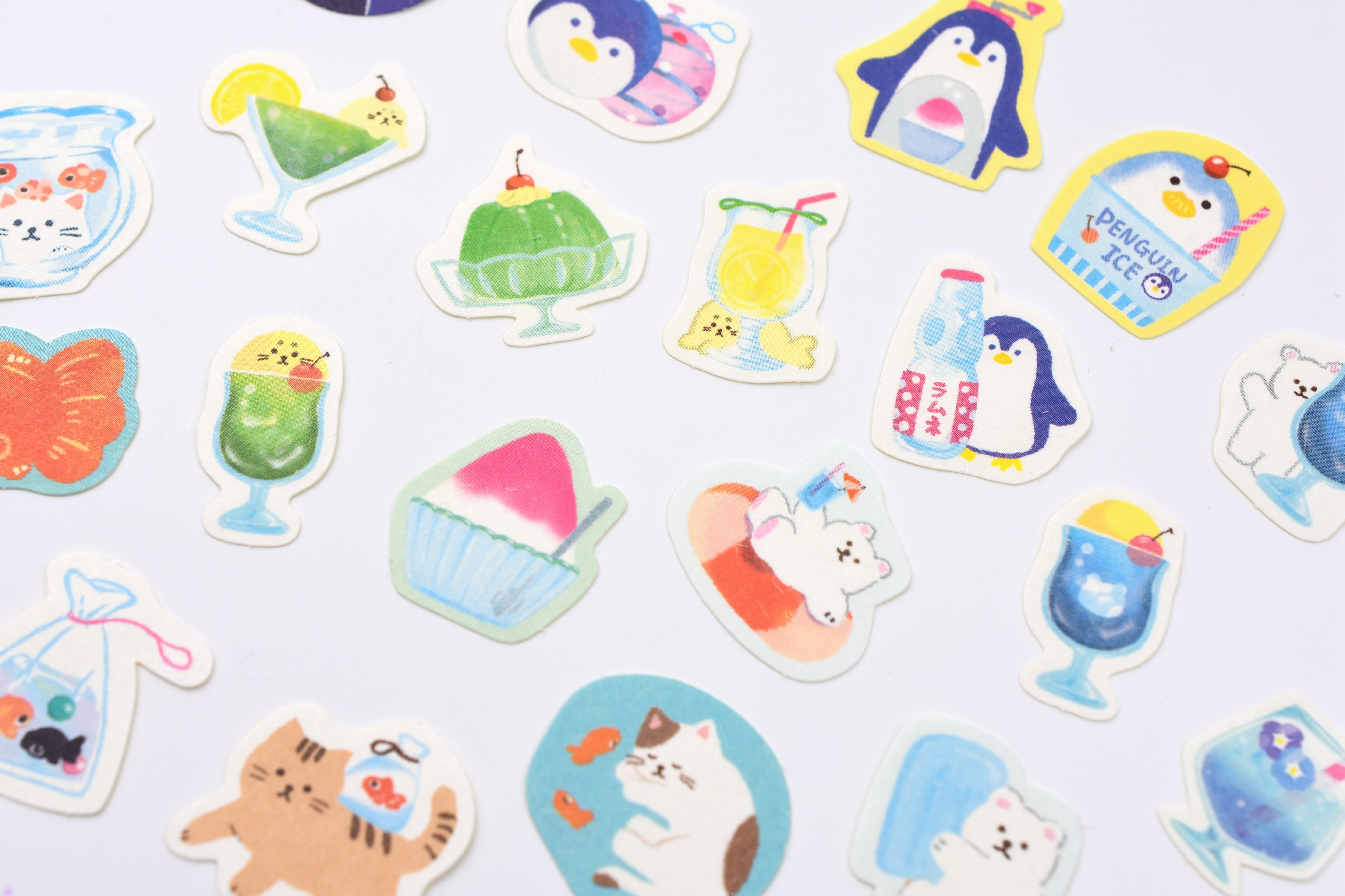 Furukawa Paper Flake Stickers - Summer - Limited Edition