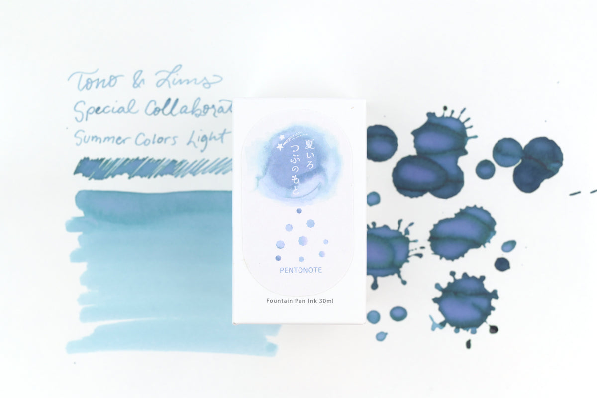 Tono & Lims Ink Bottle - Special Collaboration - Summer Colors – Light Blue (夏いろ　水色) - 30ml