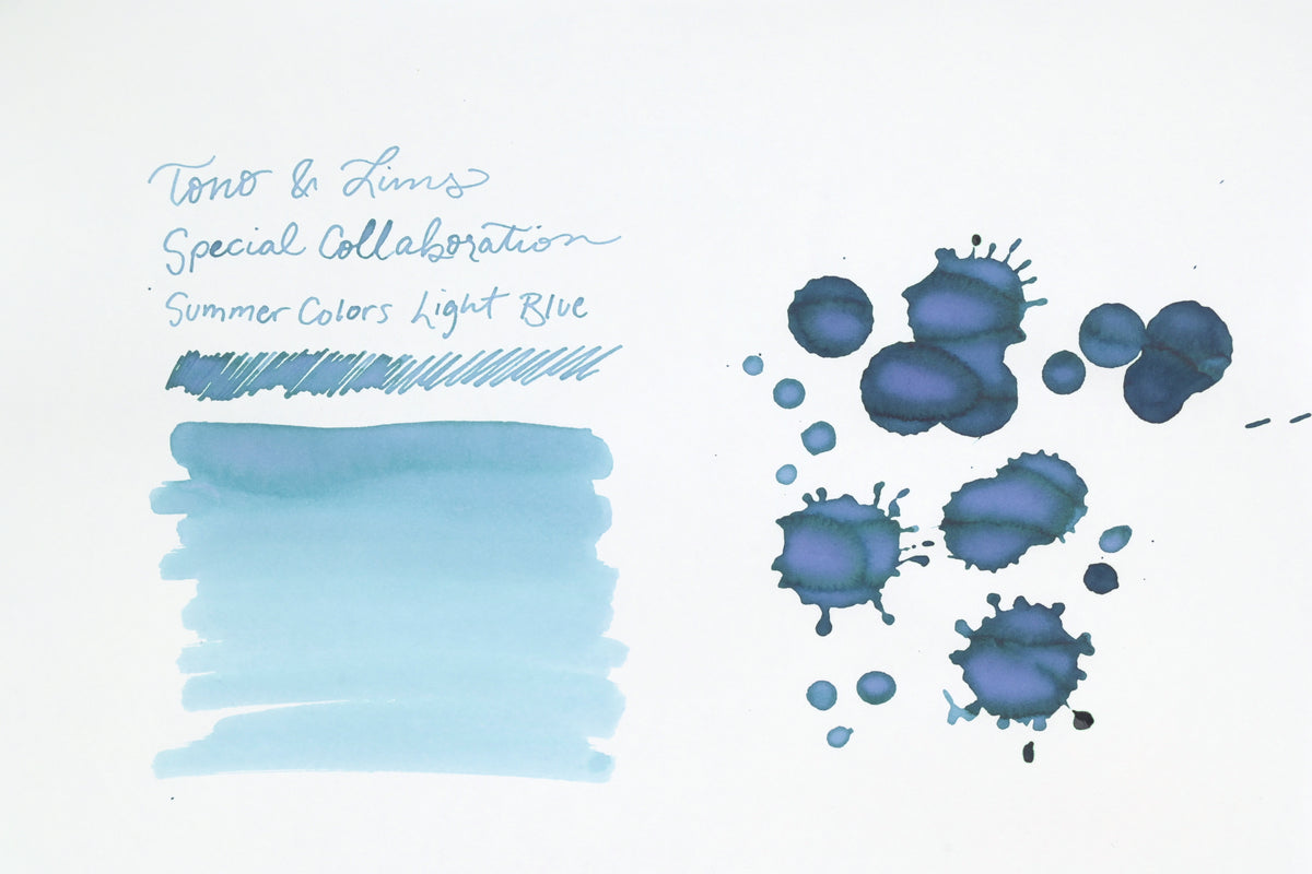 Tono & Lims Ink Bottle - Special Collaboration - Summer Colors – Light Blue (夏いろ　水色) - 30ml