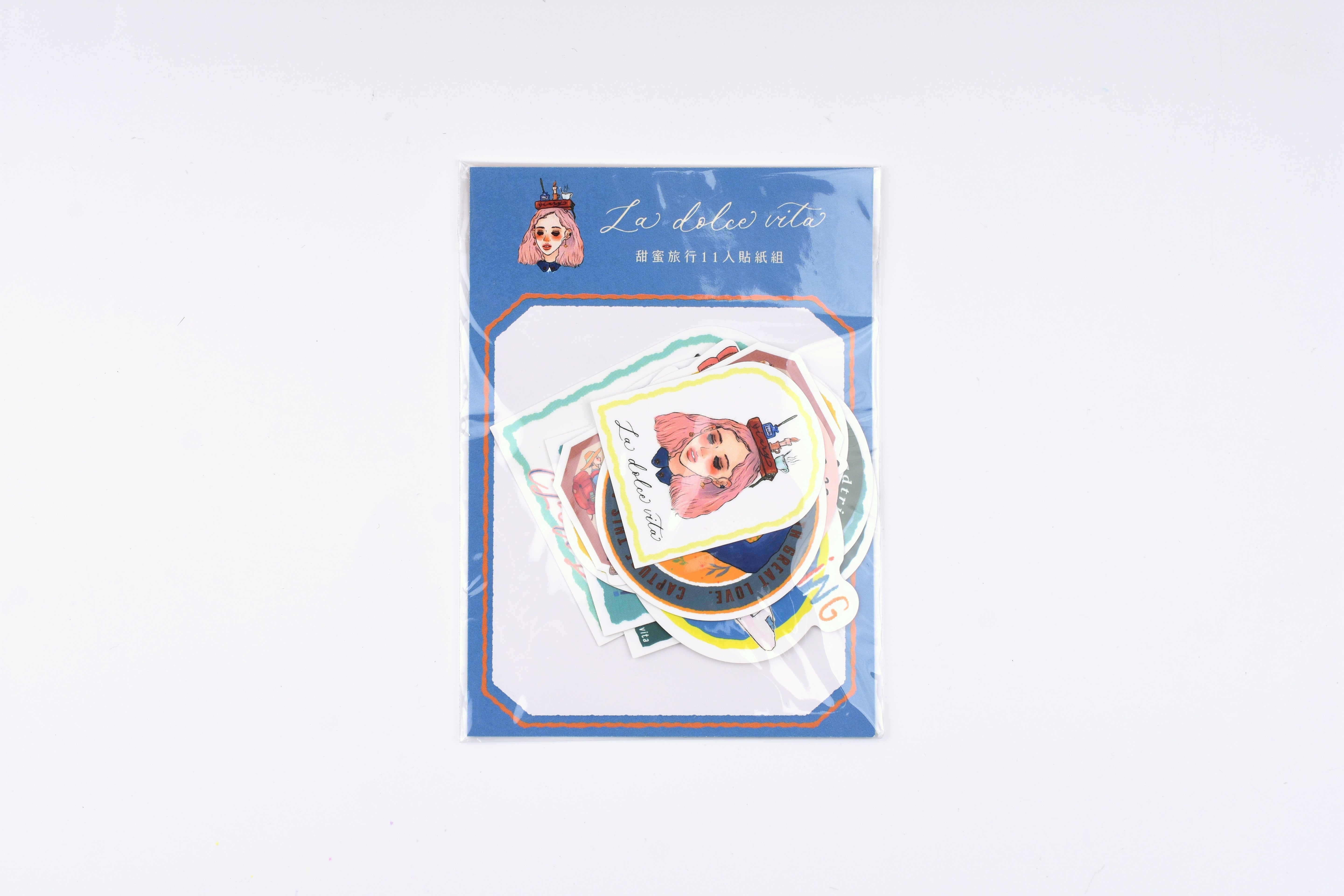 La Dolce Vita Stickers - Travel Agency - Set of 11