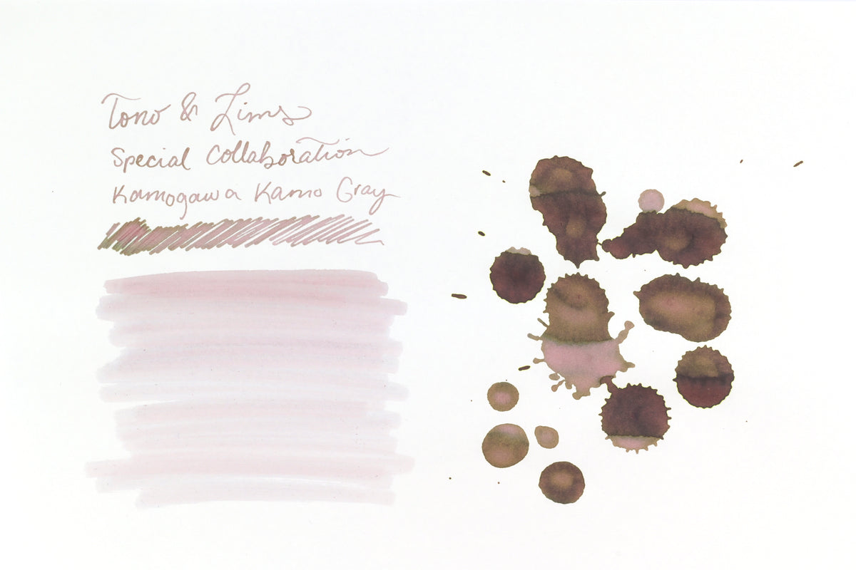 Tono & Lims Ink Bottle - Special Collaboration - Kamogawa Kamo Gray - 30ml