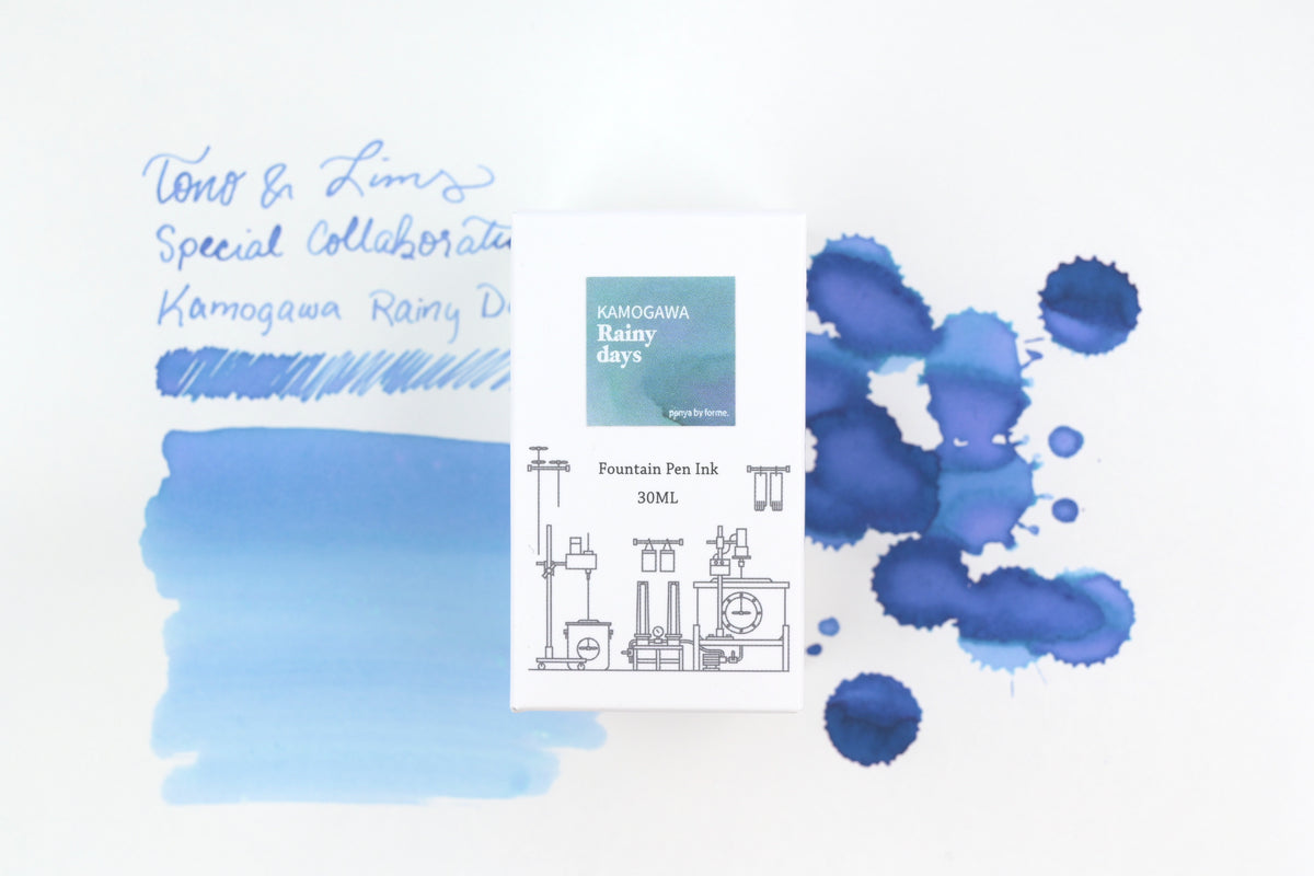 Tono & Lims Ink Bottle - Special Collaboration - Kamogawa Rainy Days - 30ml