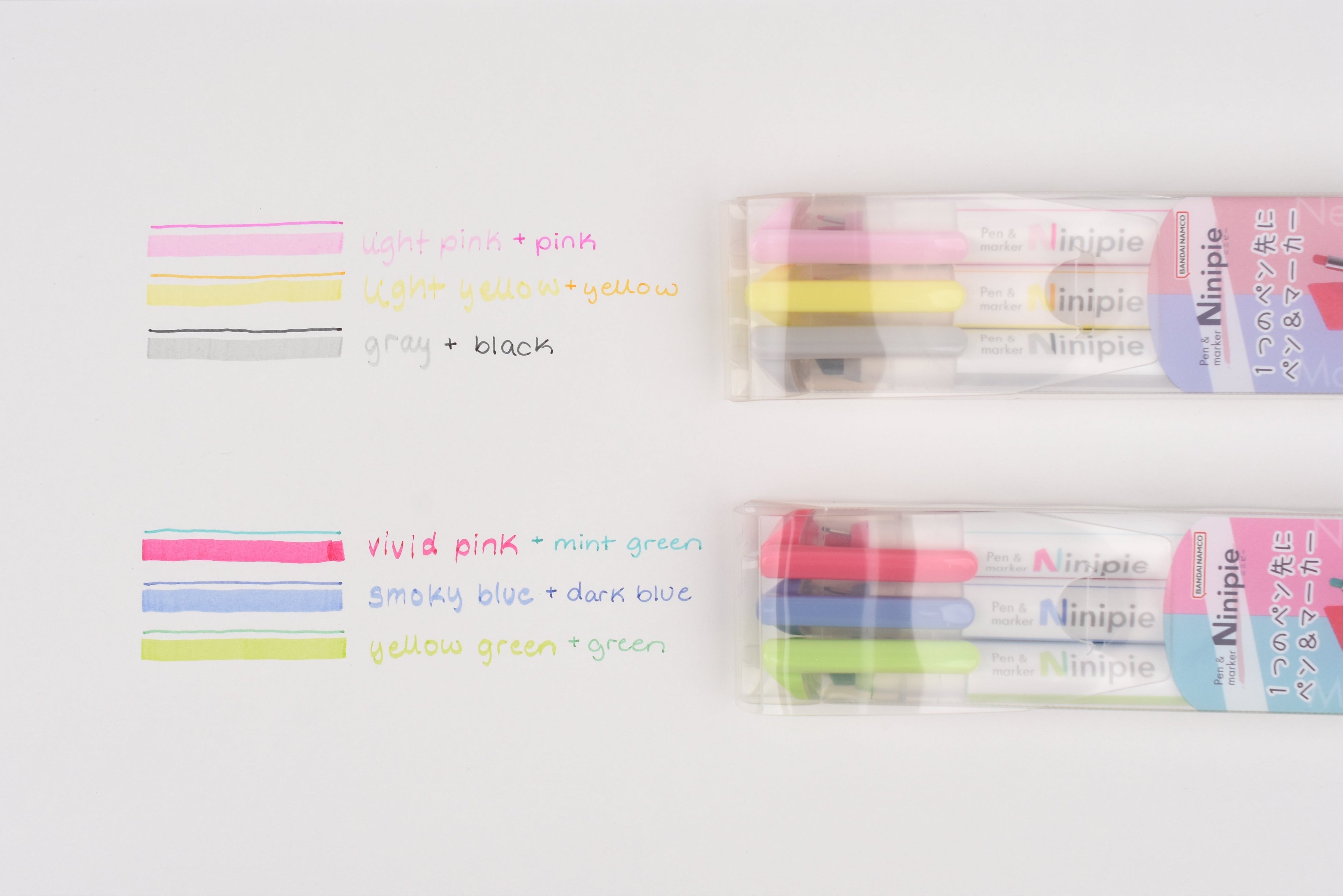 Sun-Star Ninipie Pen and Marker - Set of 3