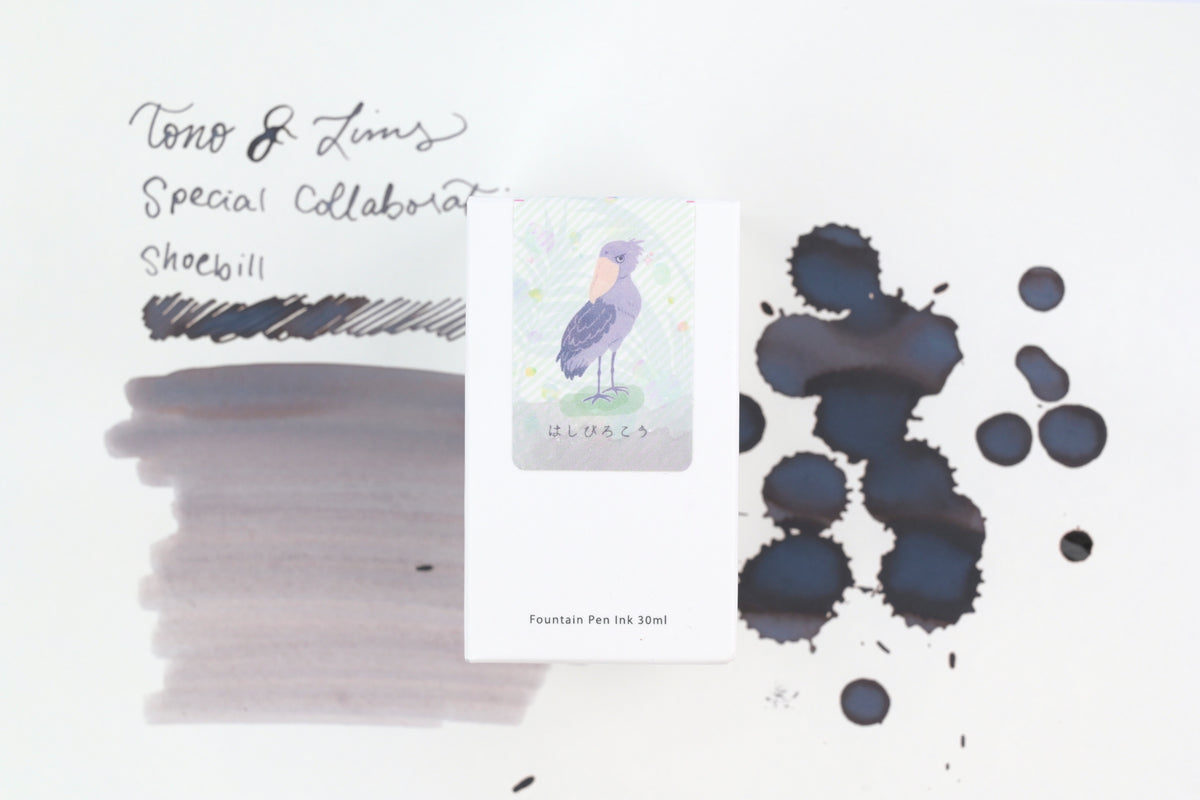 Tono & Lims Ink Bottle - Special Collaboration - Shoebill (はしびろこう) - 30ml
