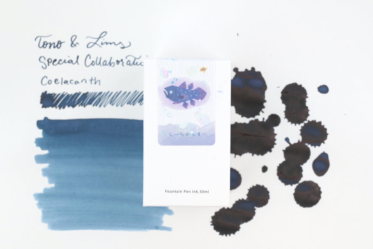 Tono & Lims Ink Bottle - Special Collaboration - Coelacanth (しーらかんす) - 30ml