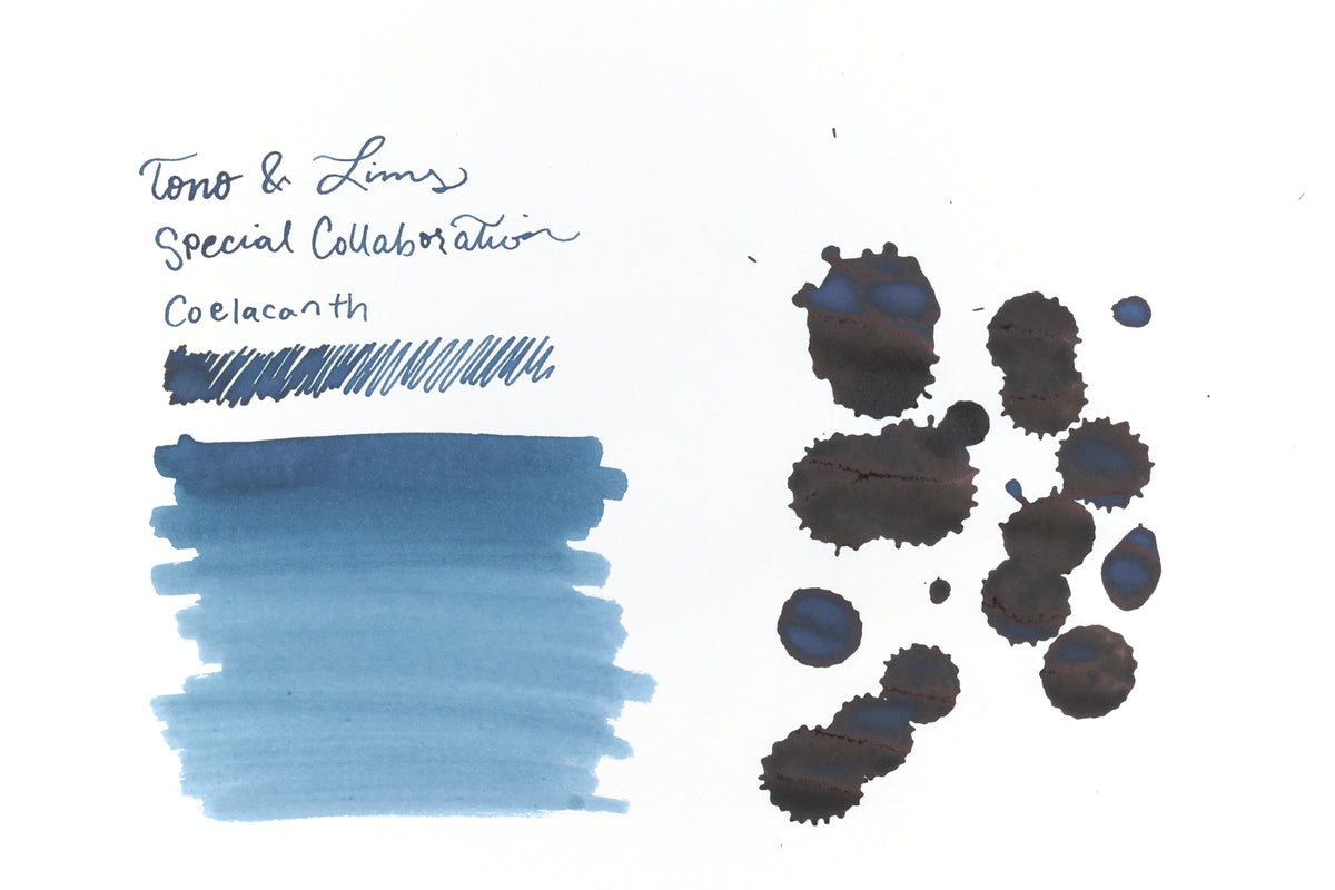 Tono & Lims Ink Bottle - Special Collaboration - Coelacanth (しーらかんす) - 30ml