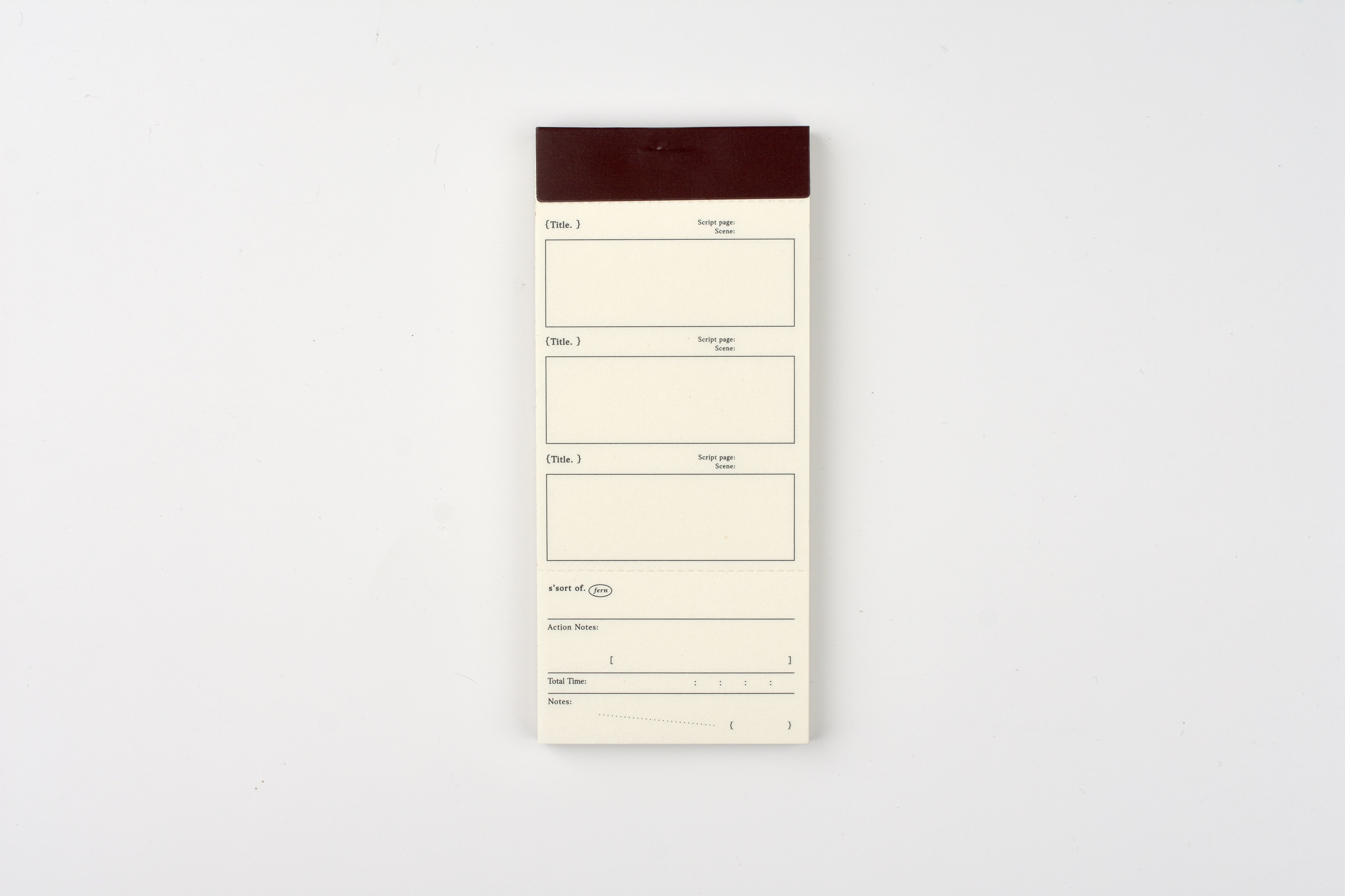 Some Sort of Fern Notepad - Retro Hand-Torn - Storyboard