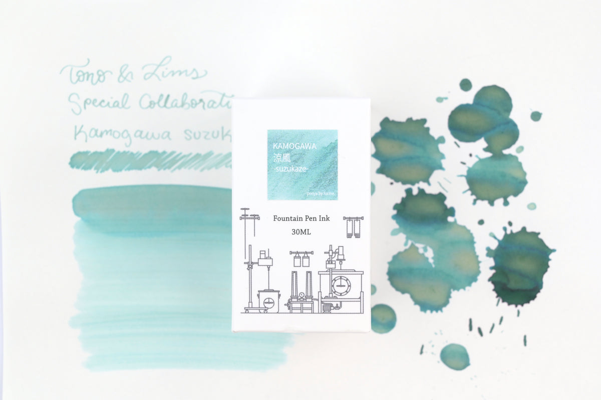 Tono & Lims Ink Bottle - Special Collaboration - Kamogawa 涼風-suzukaze- 30ml