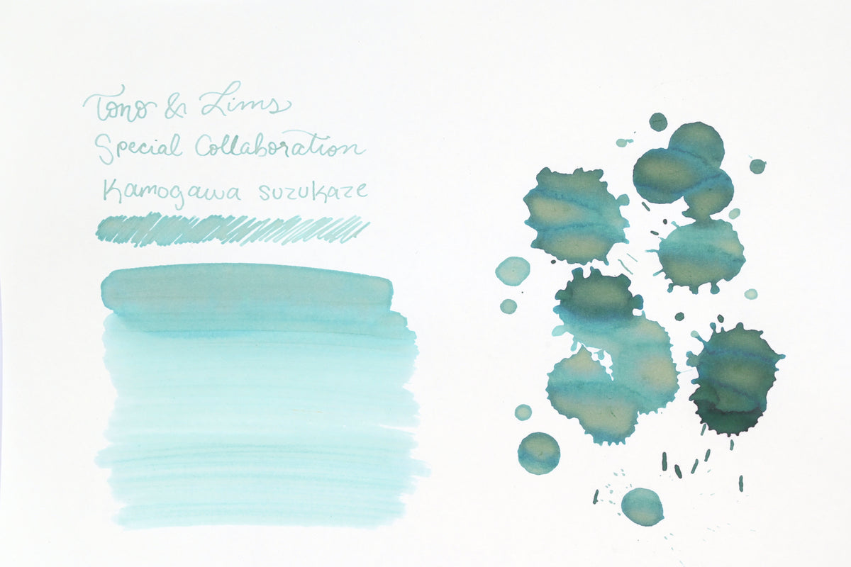 Tono & Lims Ink Bottle - Special Collaboration - Kamogawa 涼風-suzukaze- 30ml