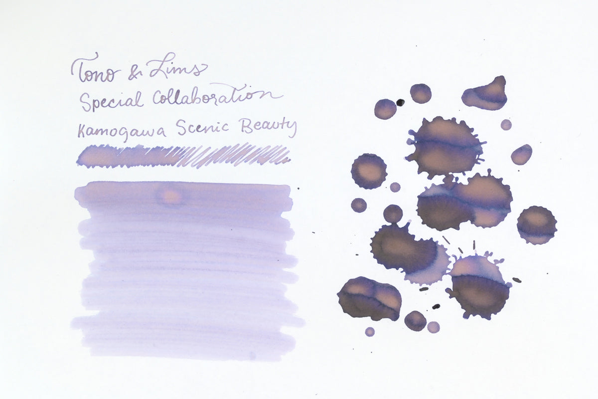 Tono & Lims Ink Bottle - Special Collaboration - Kamogawa 山紫水明 Scenic Beauty - 30ml