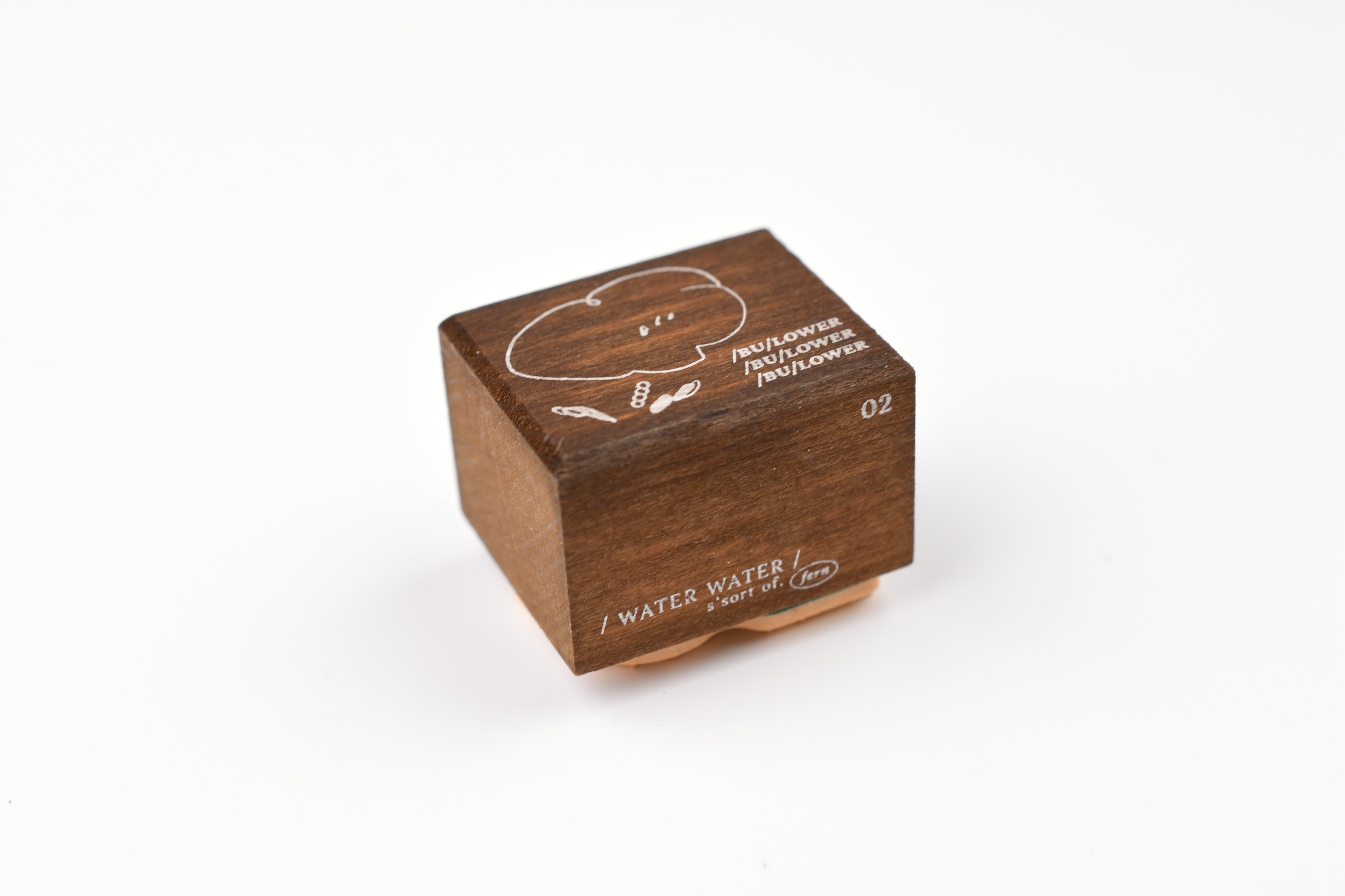 Some Sort of Fern Wooden Stamp - A Bubble Flower