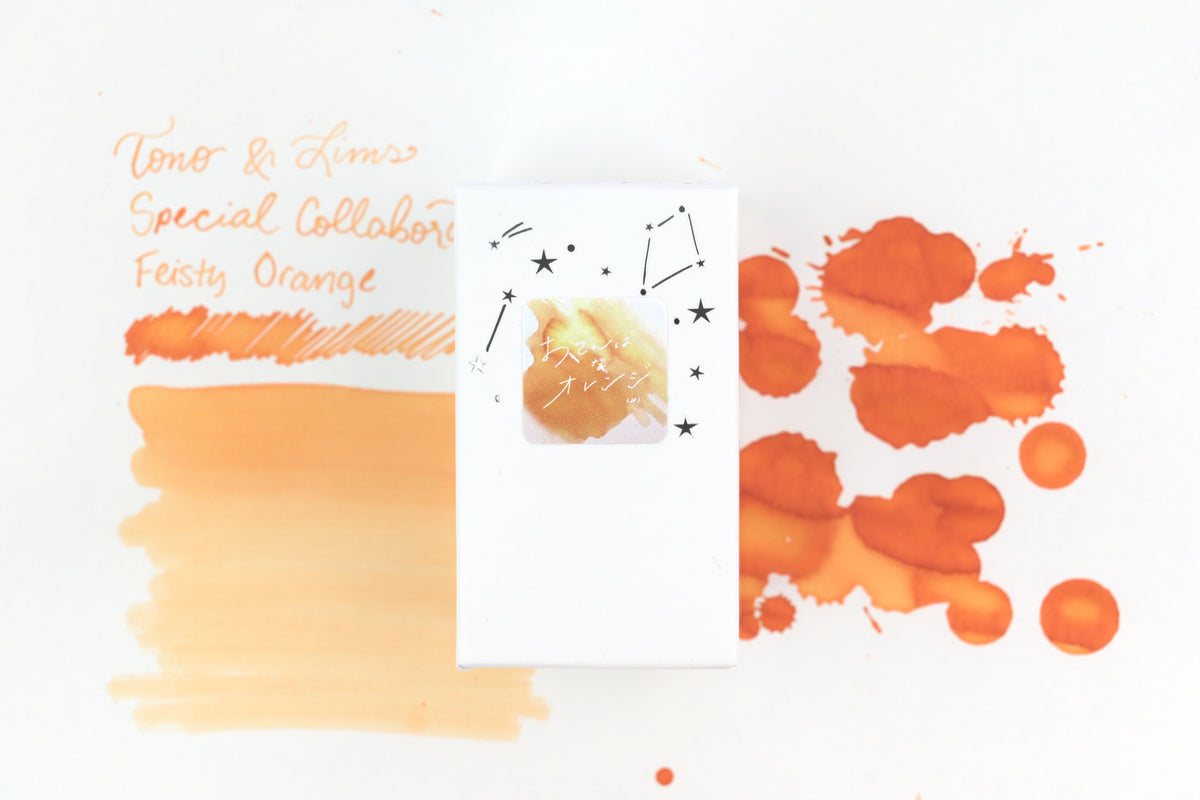 Tono & Lims Ink Bottle - Special Collaboration - Feisty Orange (おてんばなオレンジ) - 30ml