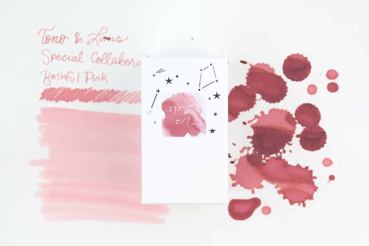 Tono & Lims Ink Bottle - Special Collaboration - Bashful Pink (はずかしがりのピンク) - 30ml