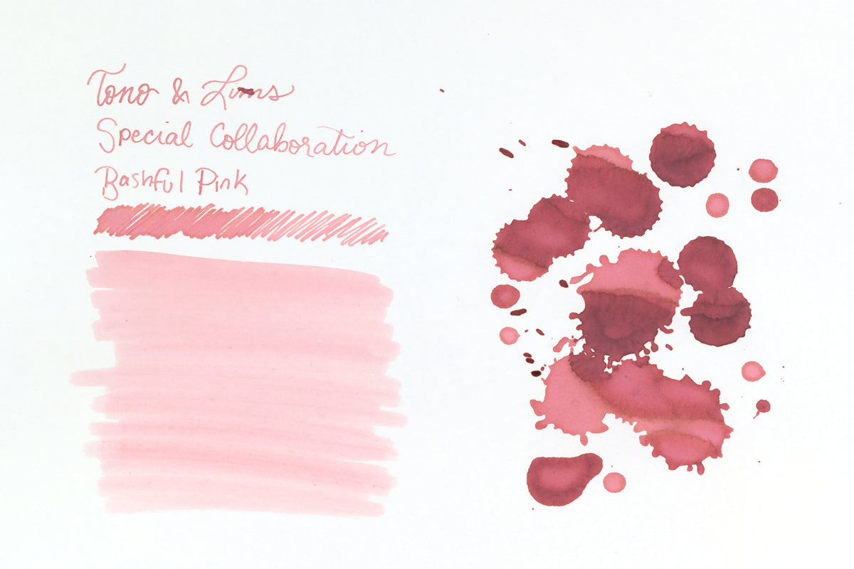 Tono & Lims Ink Bottle - Special Collaboration - Bashful Pink (はずかしがりのピンク) - 30ml